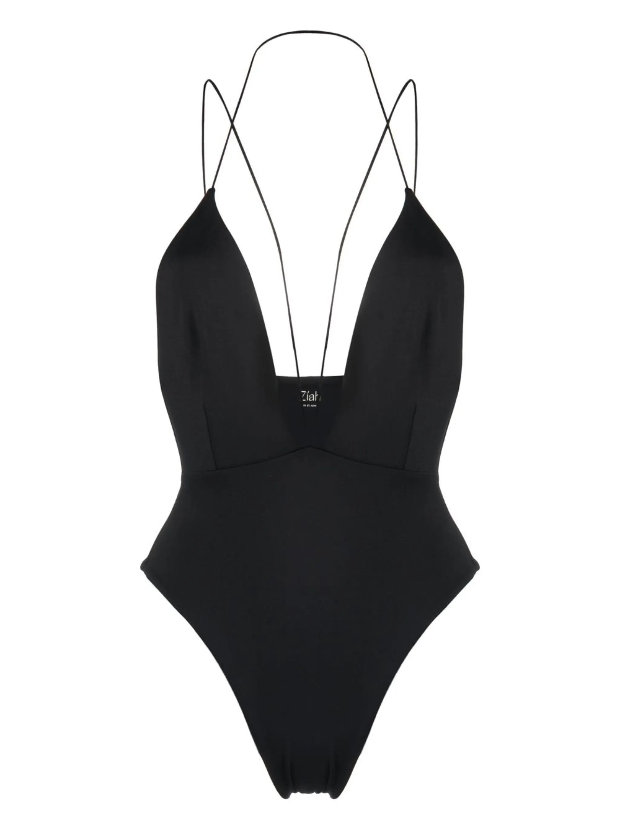 x Ziah Jagger deep-V swimsuit