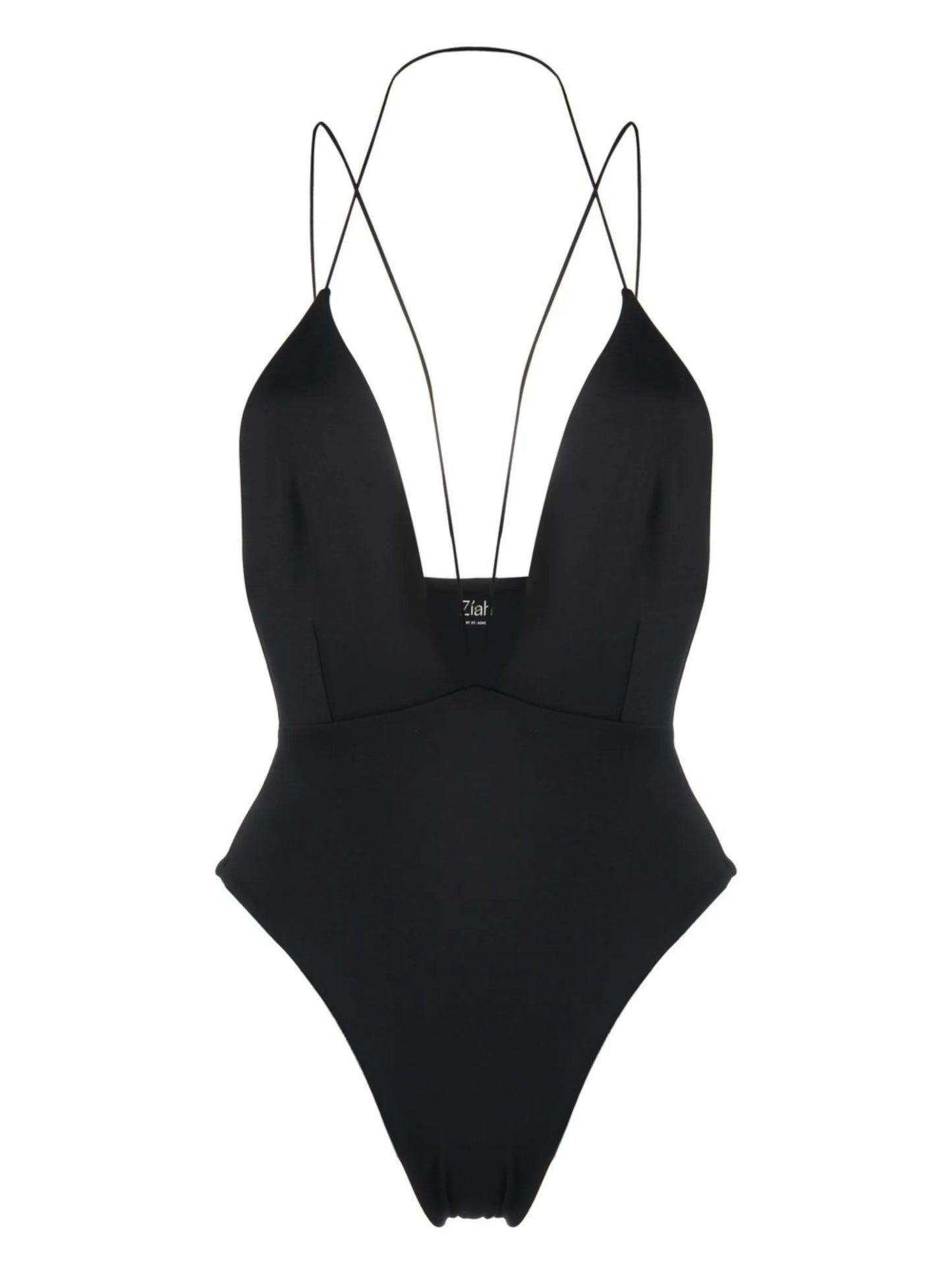 x Ziah Jagger deep-V swimsuit