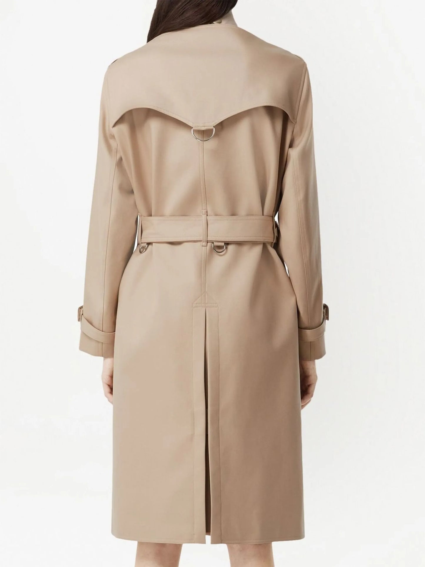 double-breasted trench coat