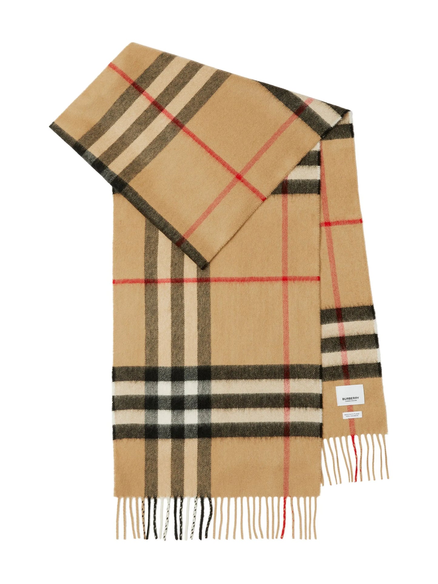 The Classic Check cashmere scarf