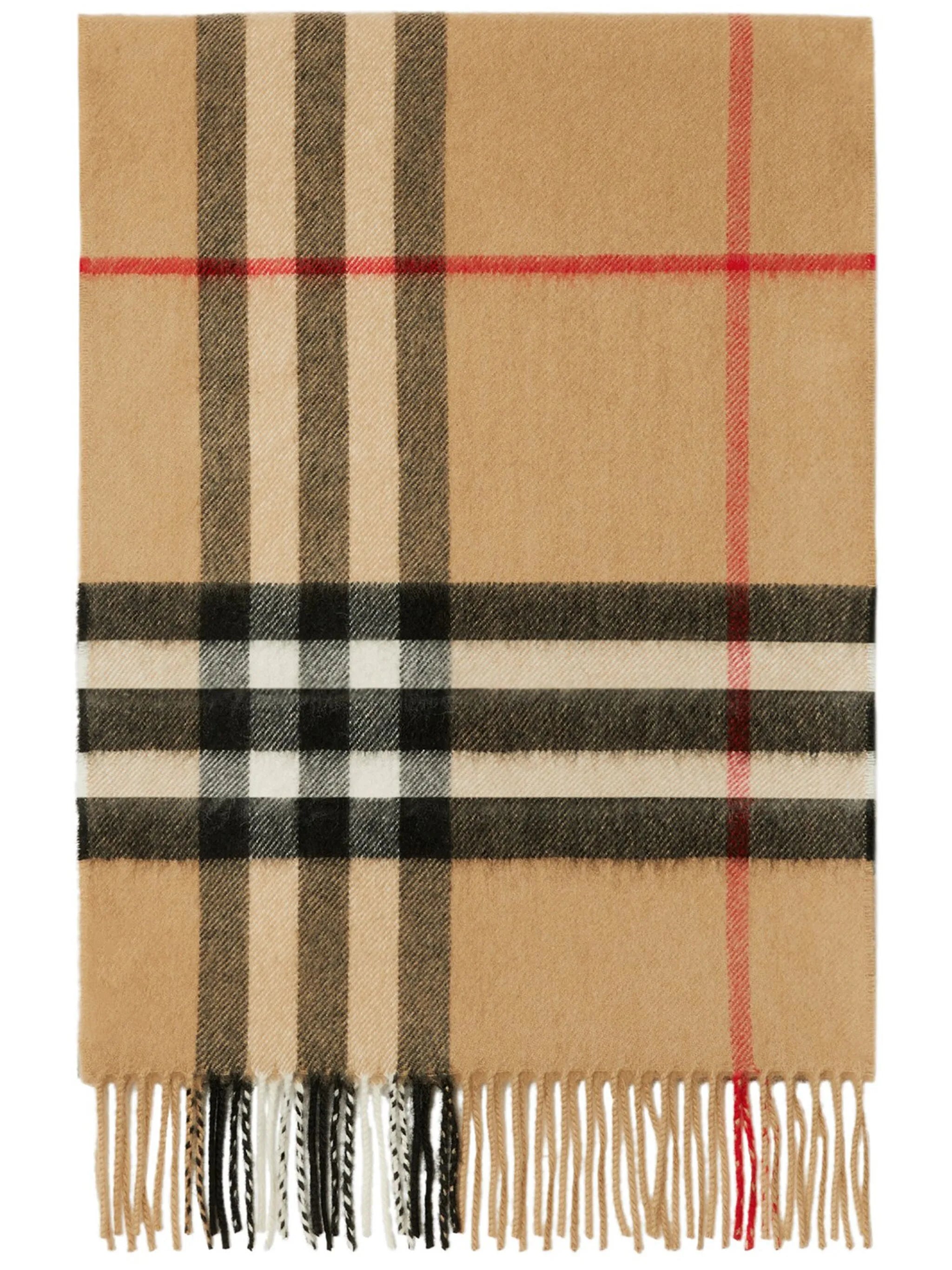 The Classic Check cashmere scarf