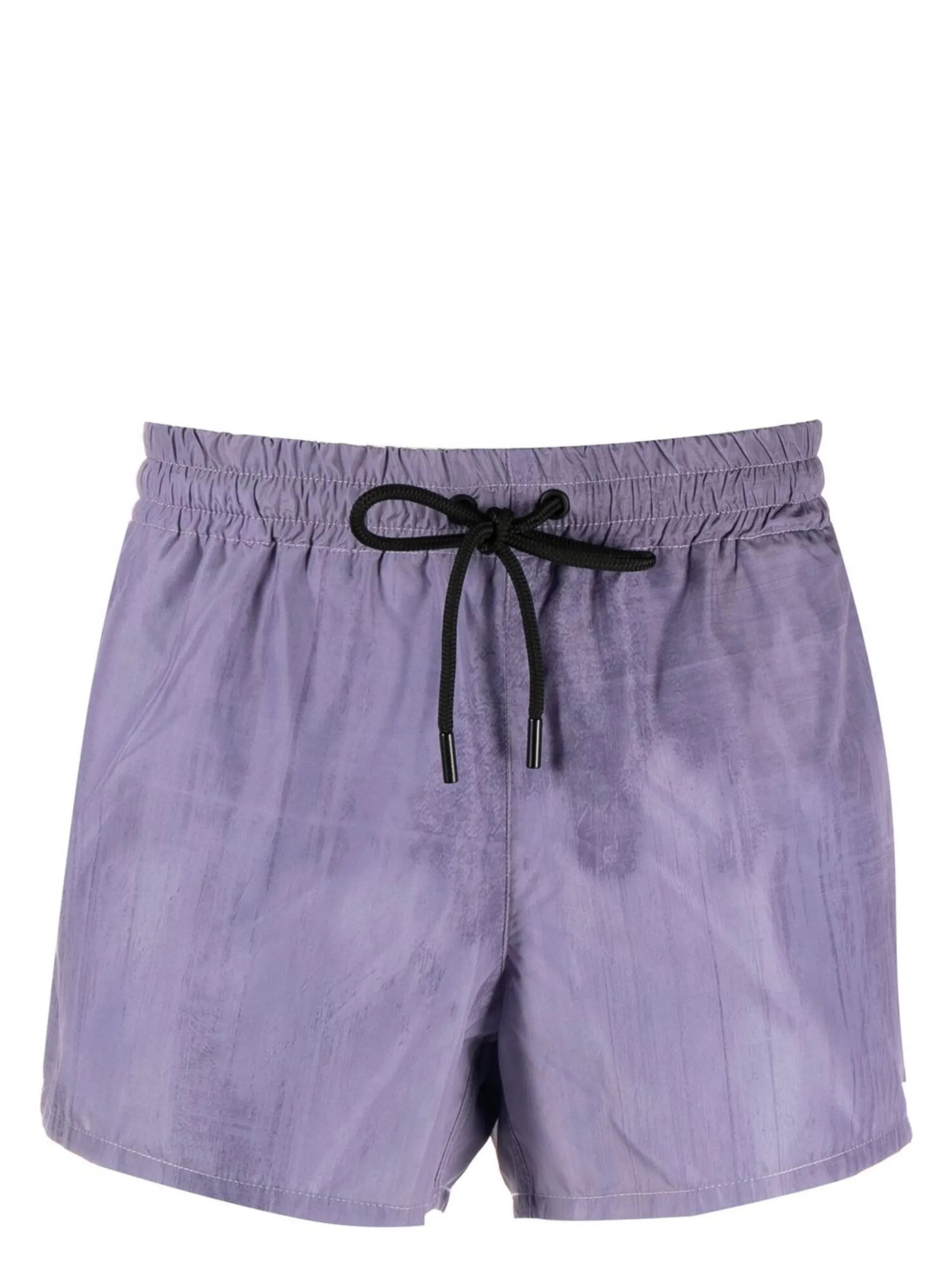 drawstring high-cut swim shorts