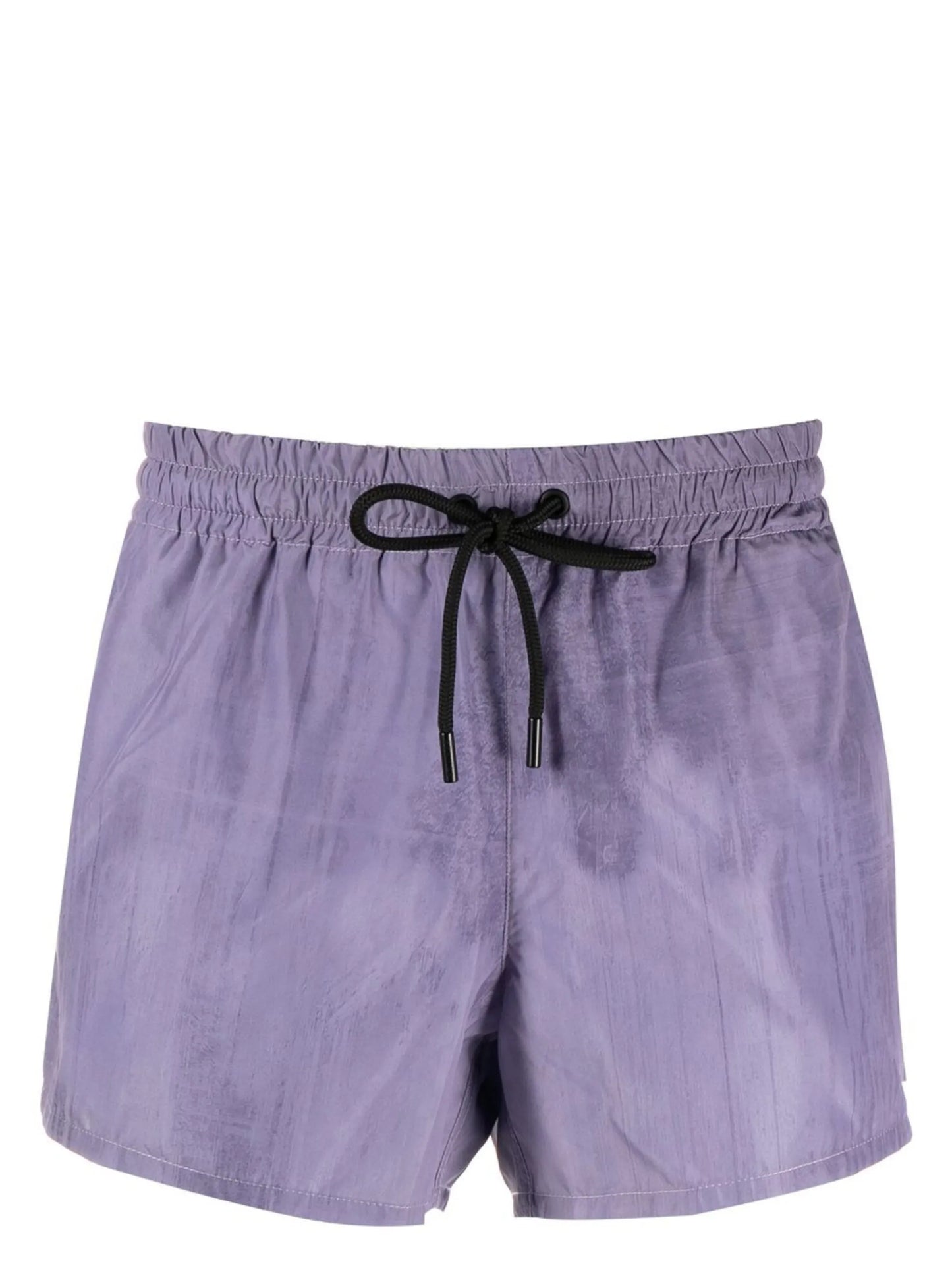 drawstring high-cut swim shorts