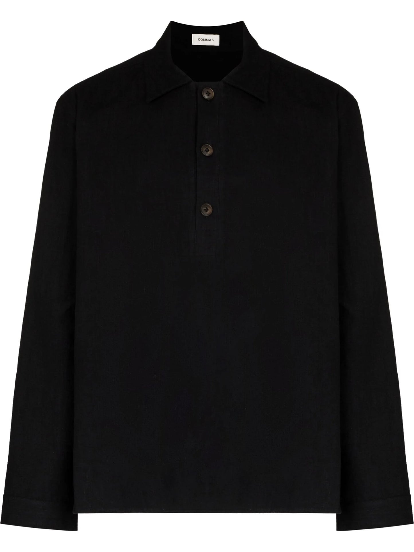 artist collar long-sleeve shirt