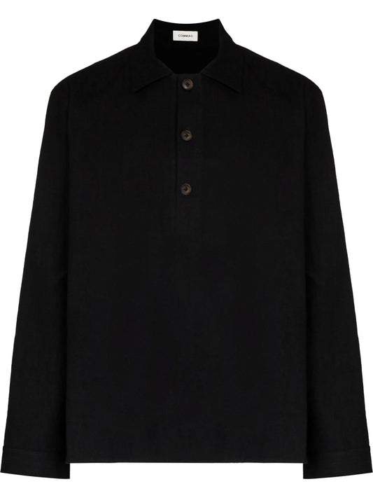 artist collar long-sleeve shirt