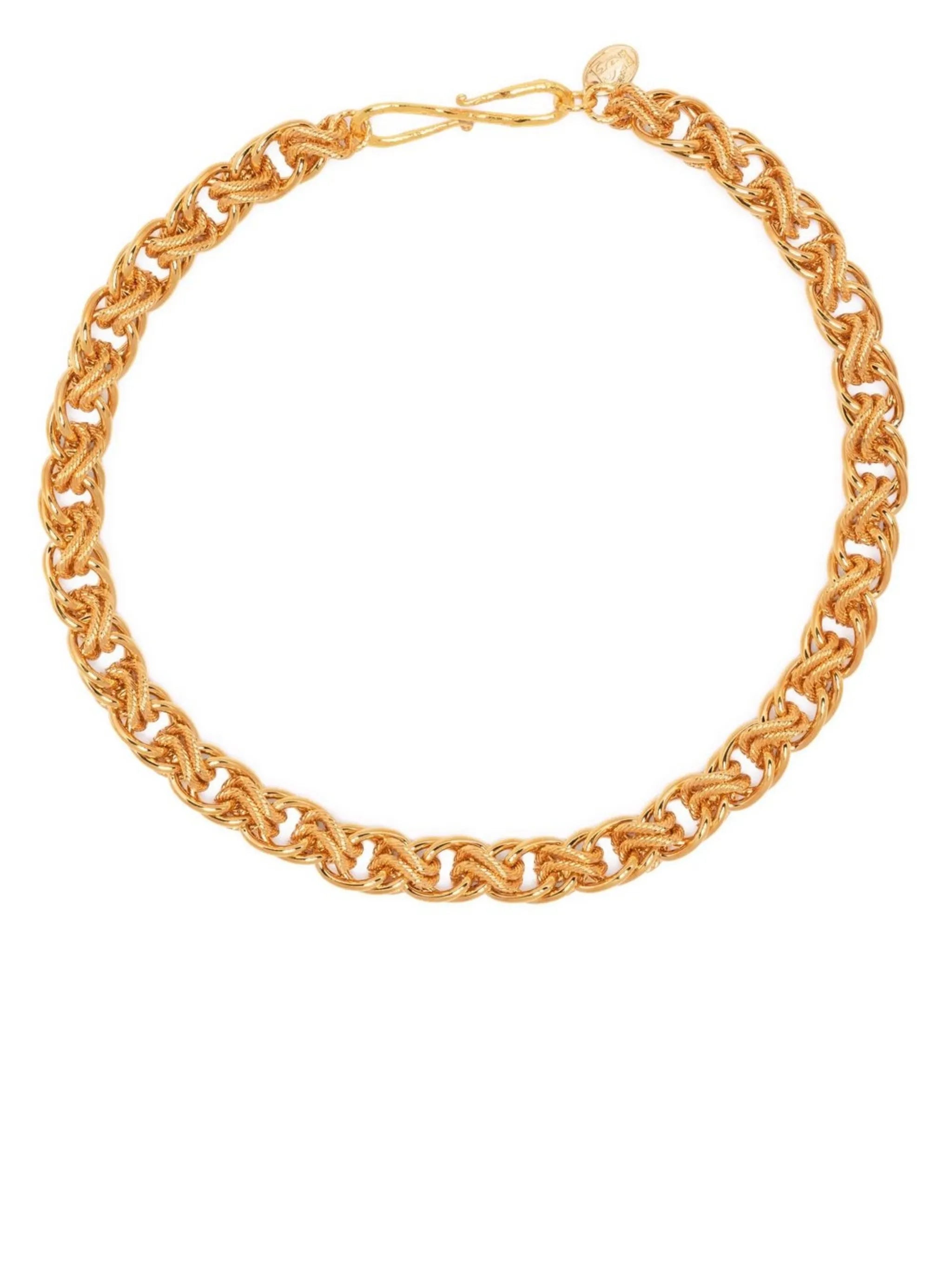 Platon  mixed-chain choker necklace