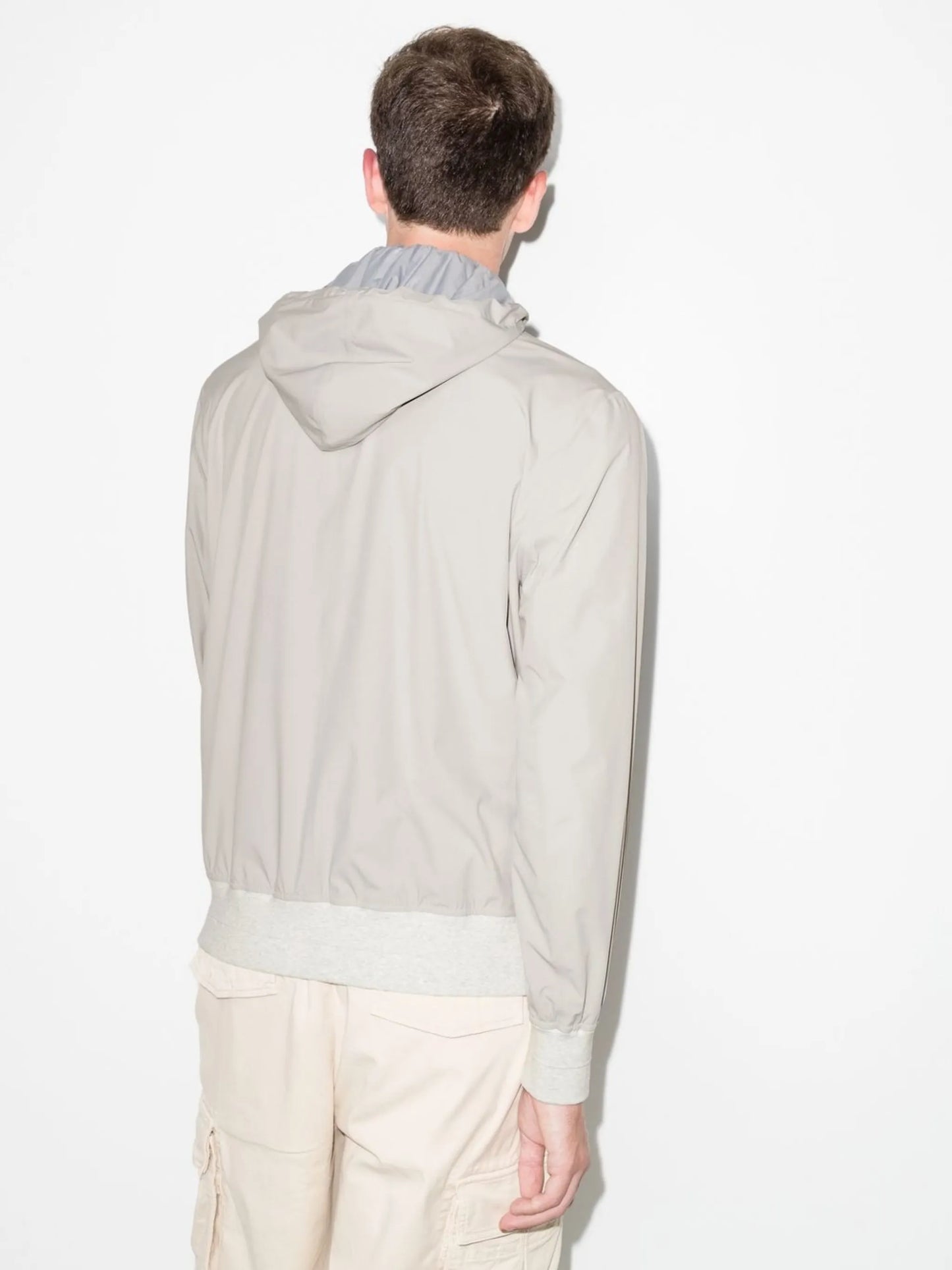 water-resistant hooded jacket