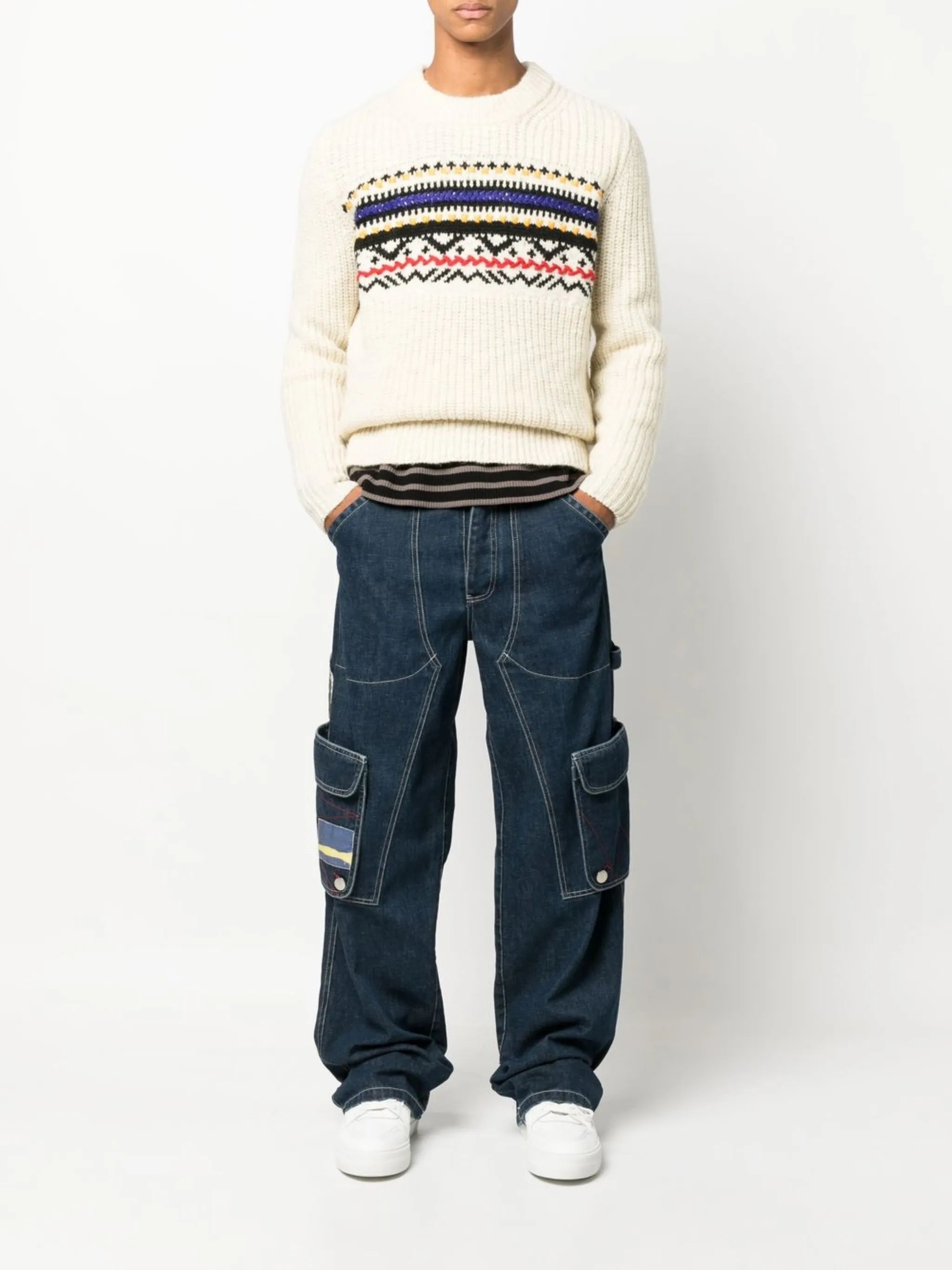 Gerald jacquard jumper