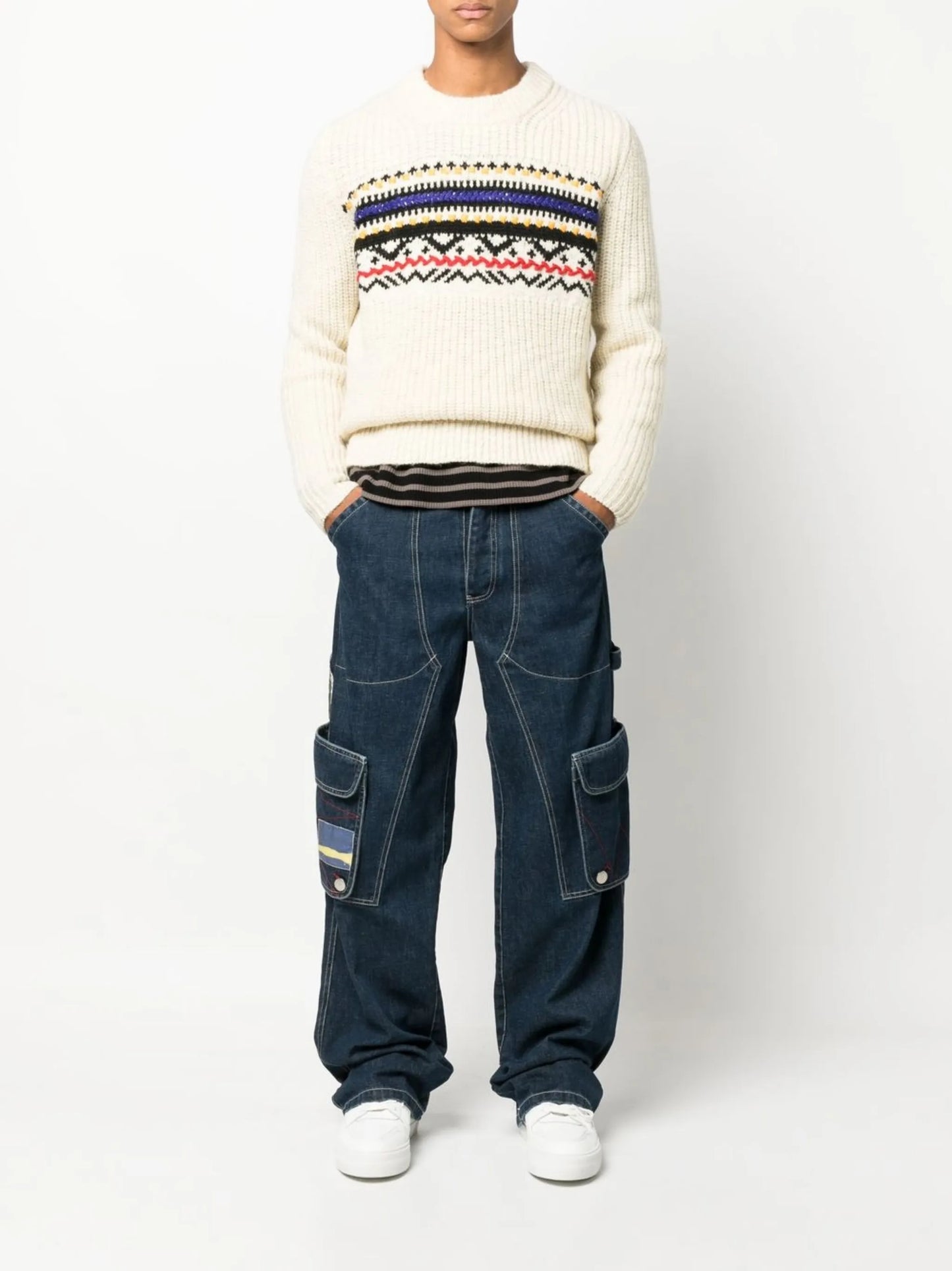 Gerald jacquard jumper