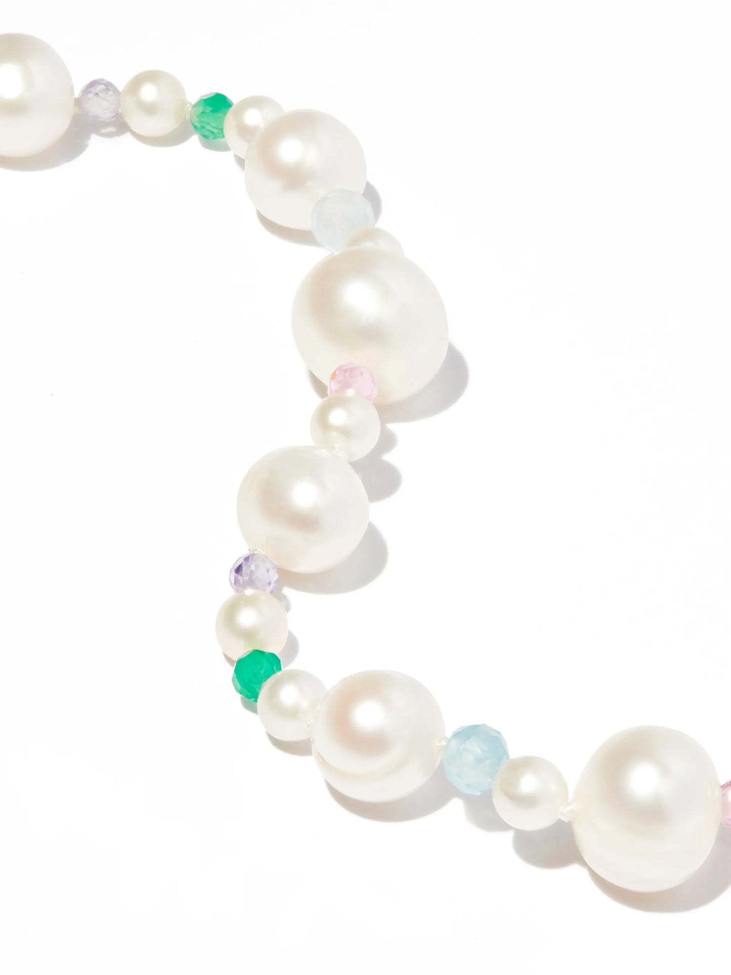 Pebbles pearl and bead bracelet