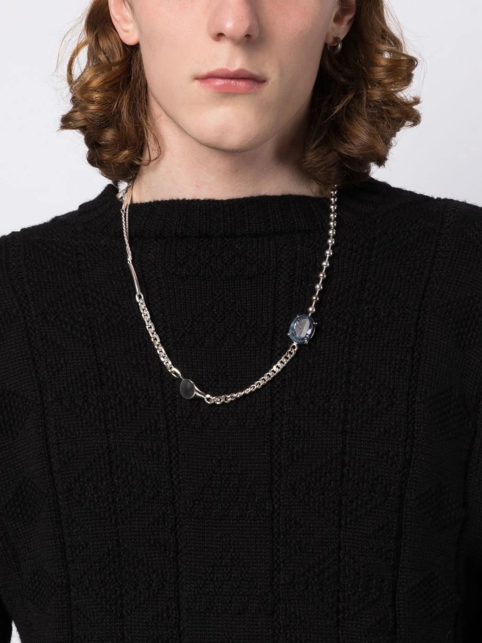 Split Crucifix necklace