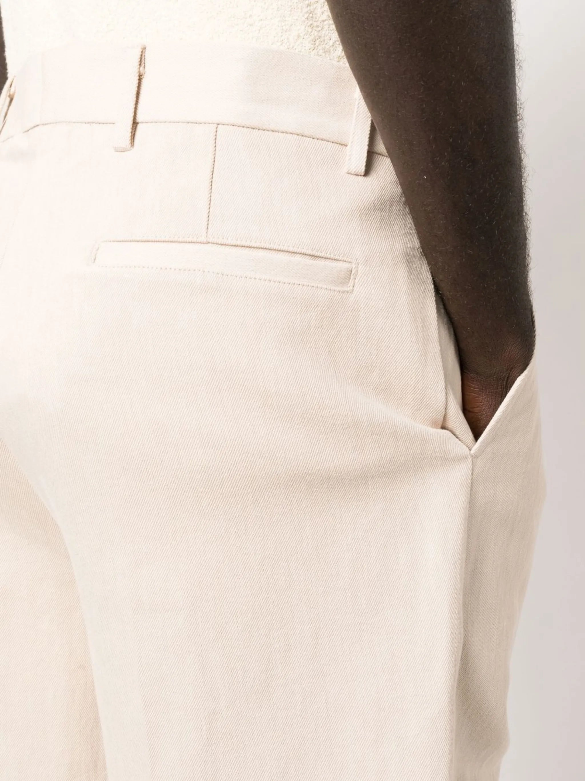tailored crease trousers