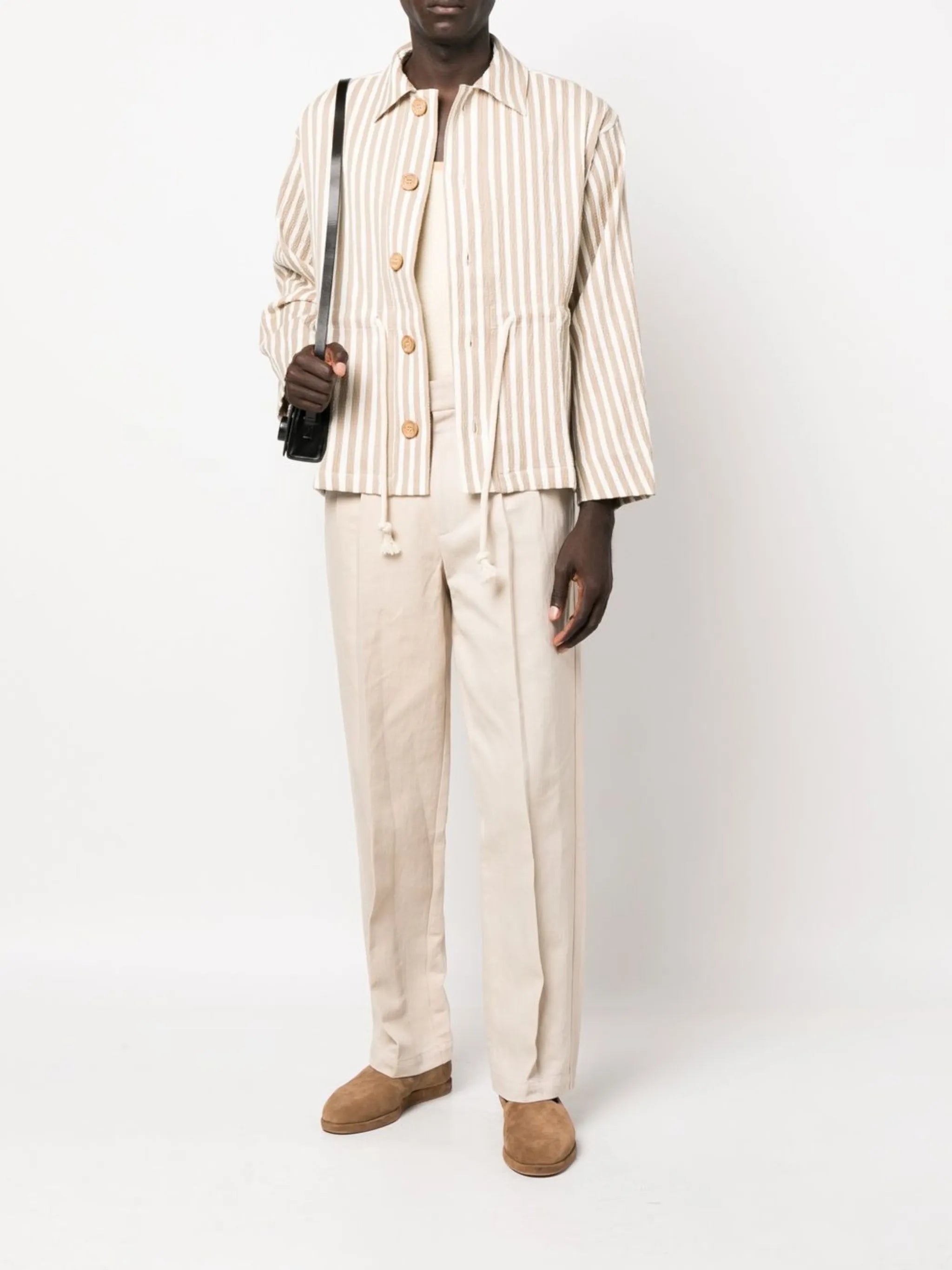 tailored crease trousers
