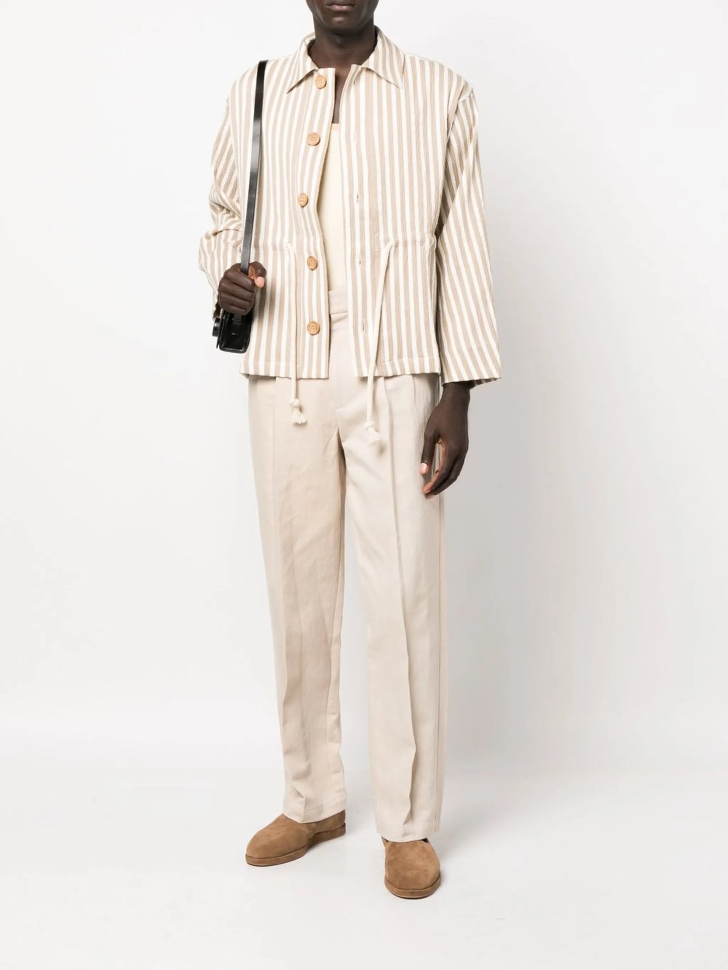 tailored crease trousers