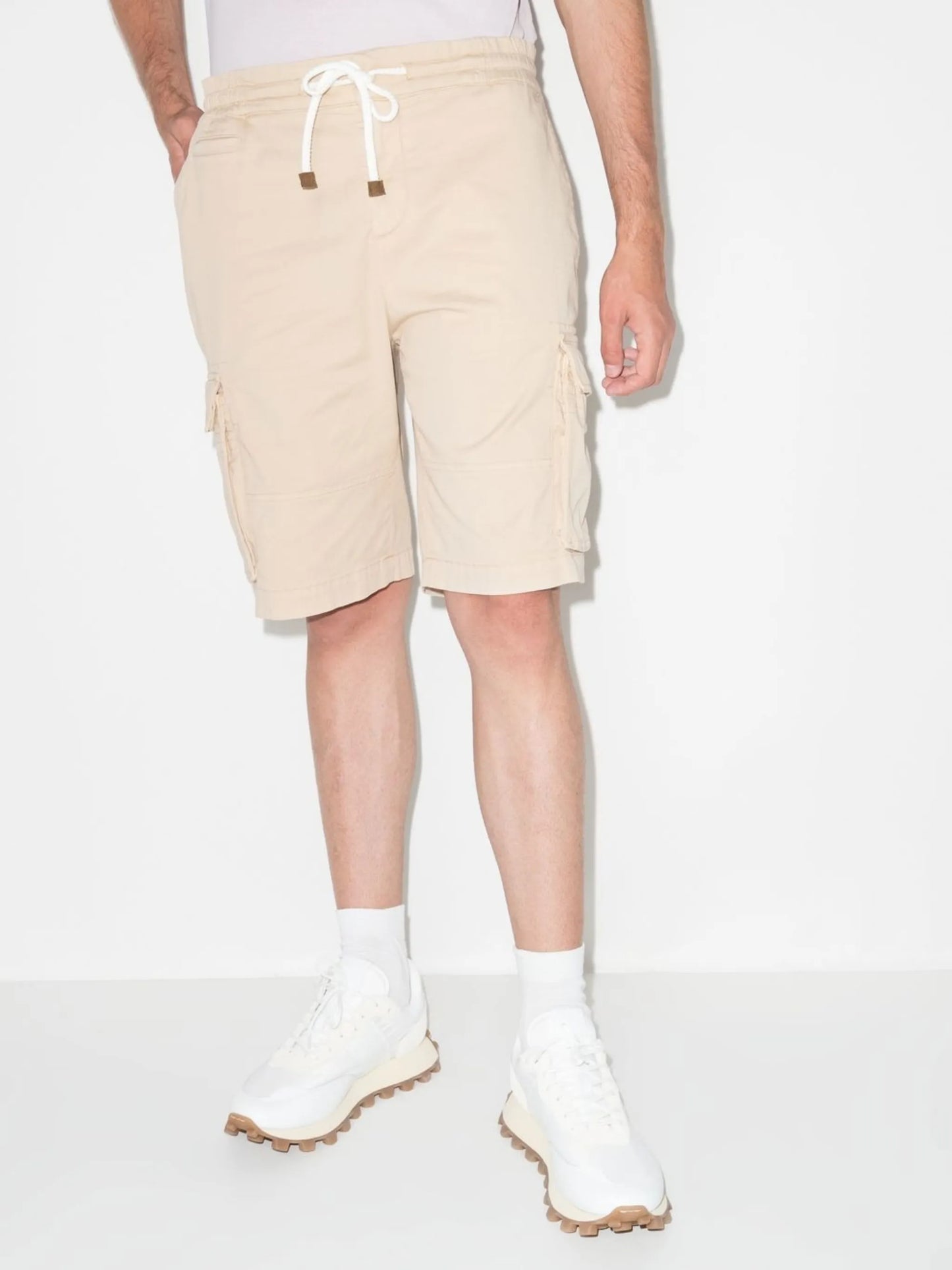 drawstring-waist Bermuda shorts