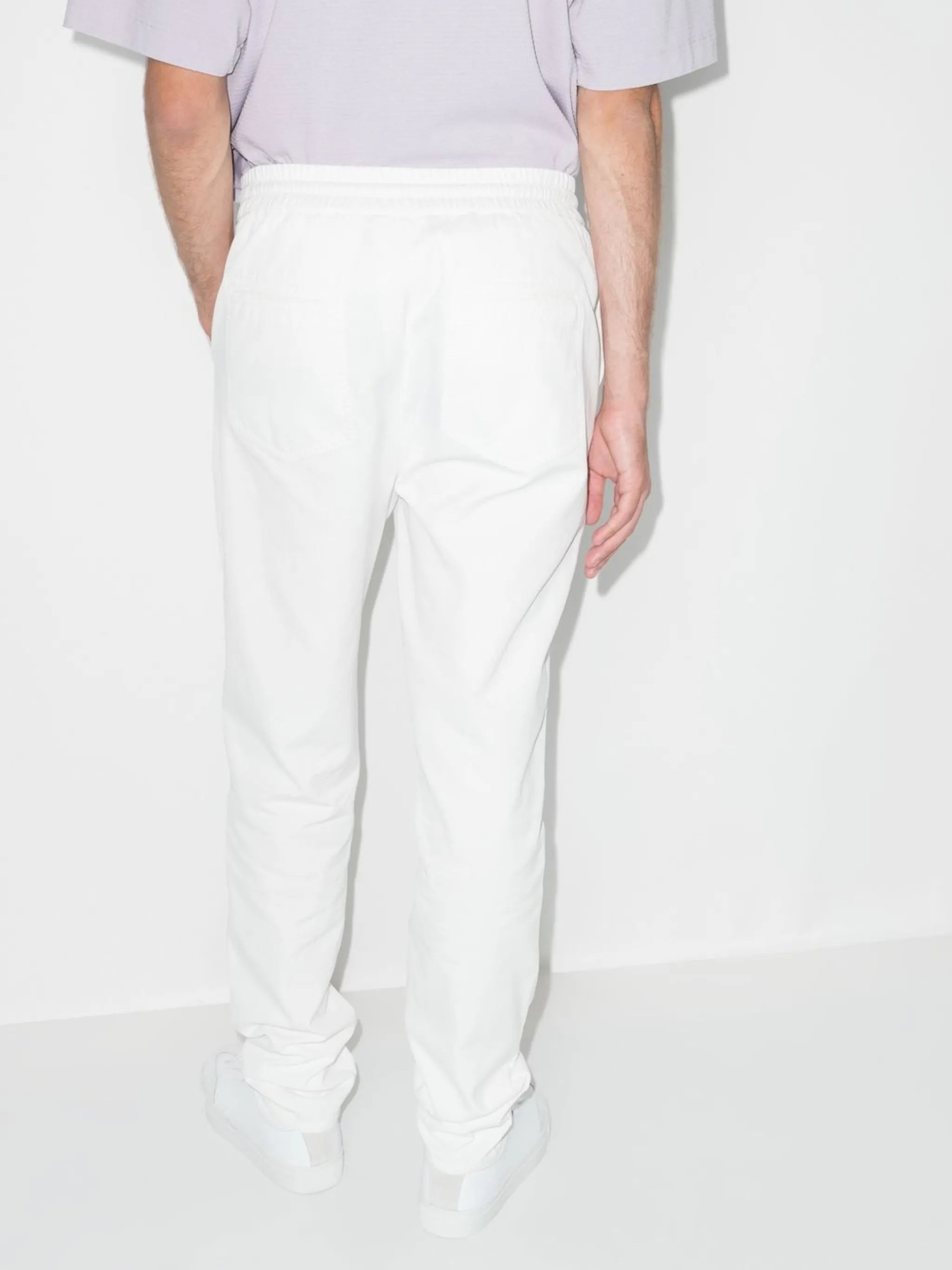 drawstring chino trousers