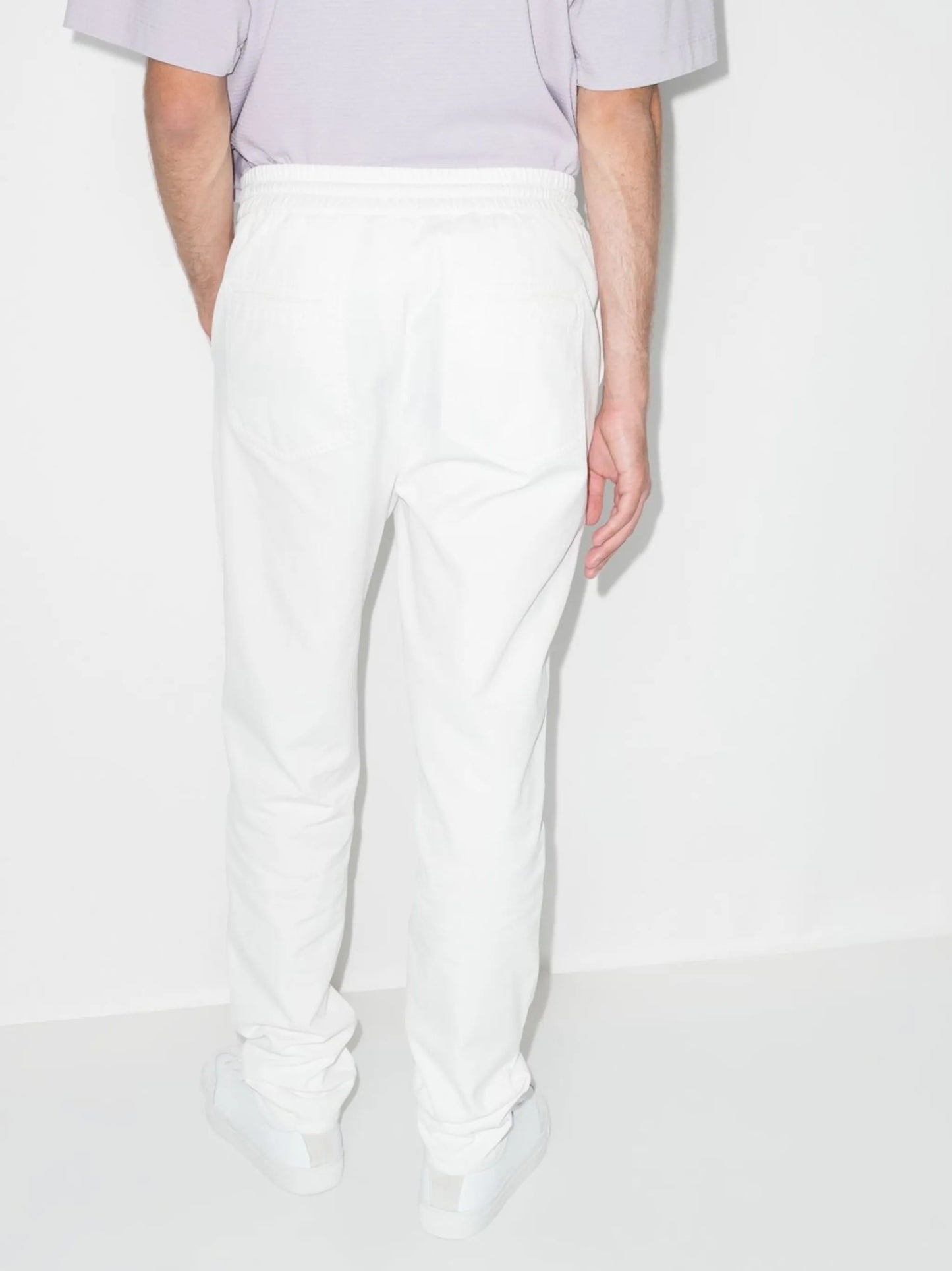 drawstring chino trousers