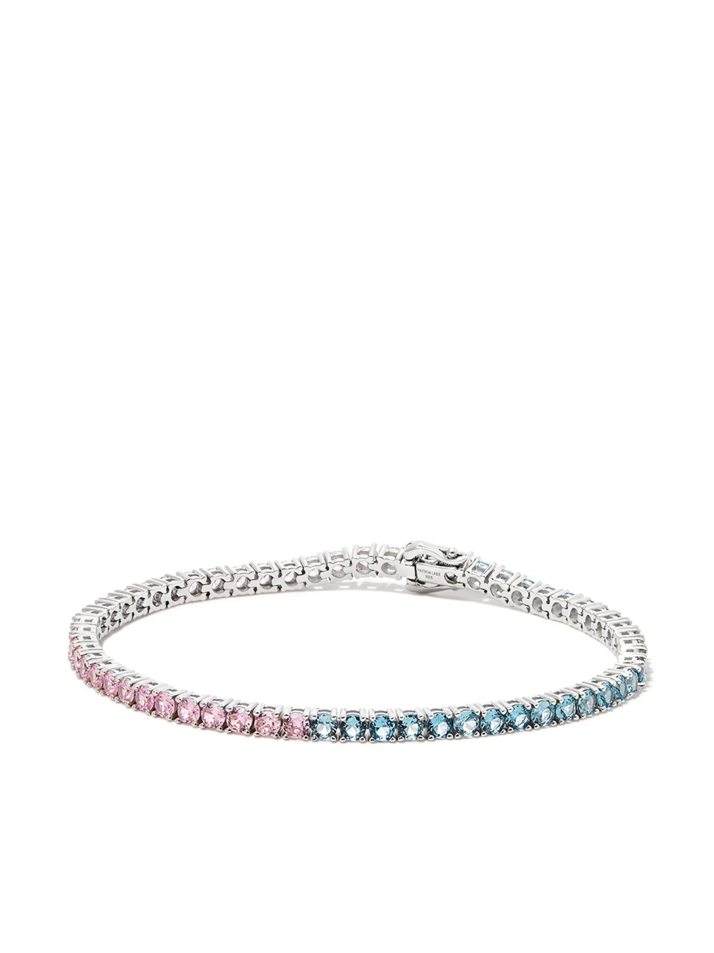 crystal-embellished tennis bracelet