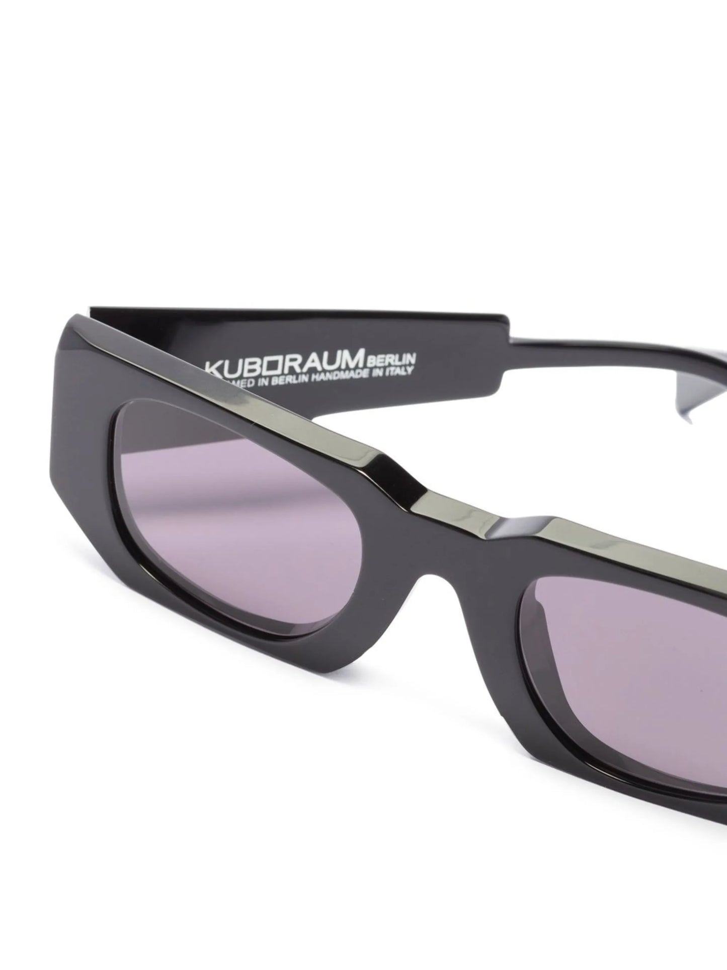 rectangle-frame tinted sunglasses