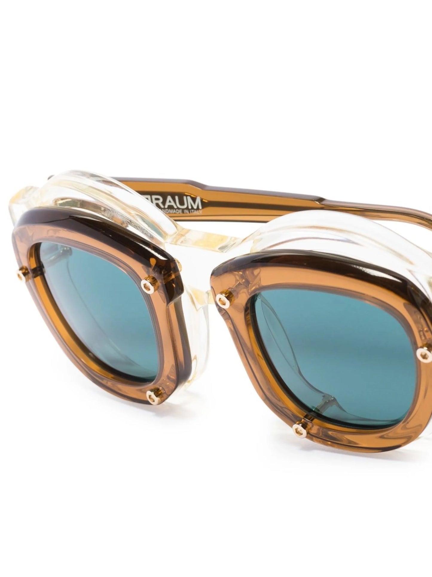 round-frame tinted sunglasses