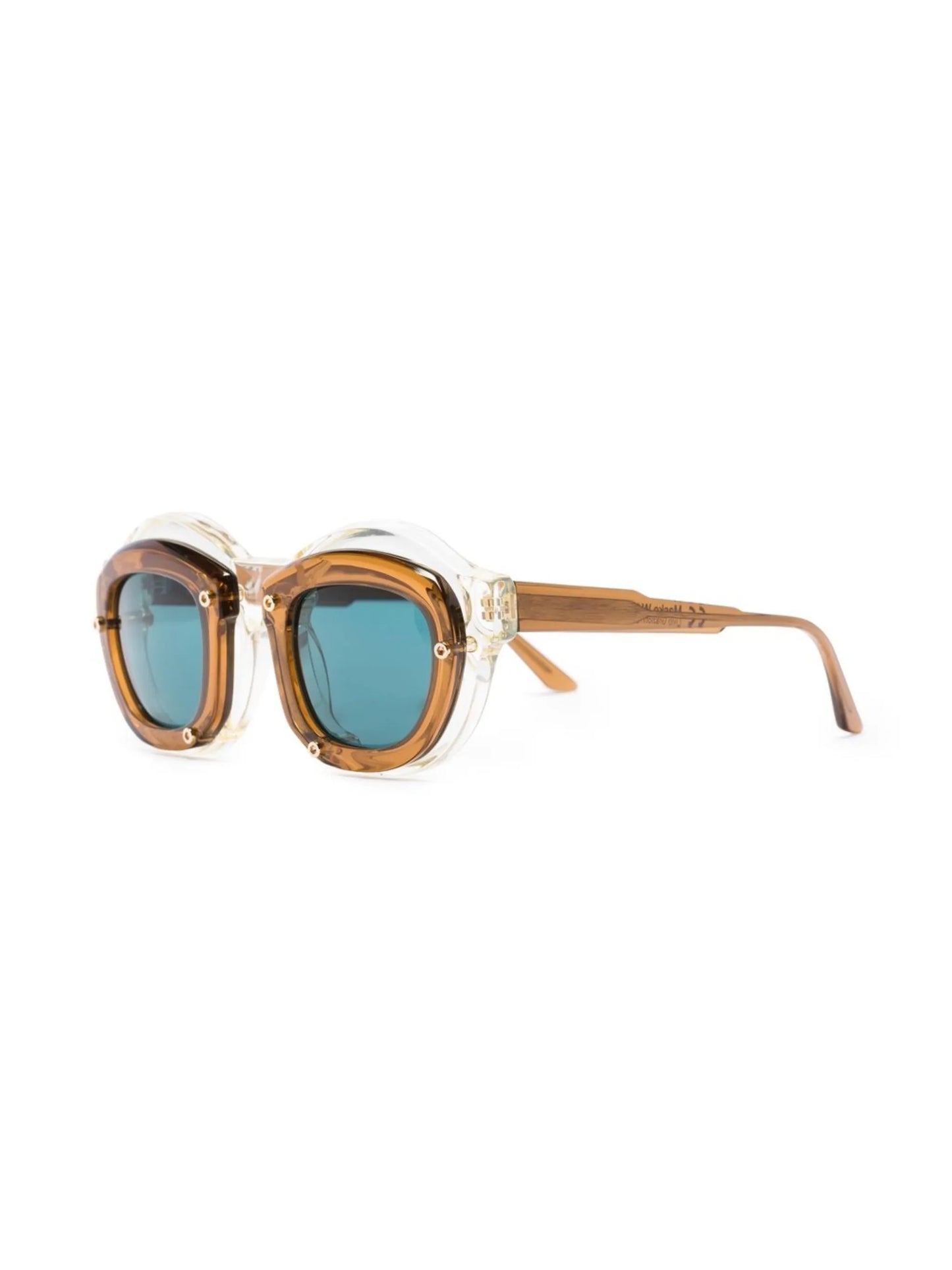 round-frame tinted sunglasses