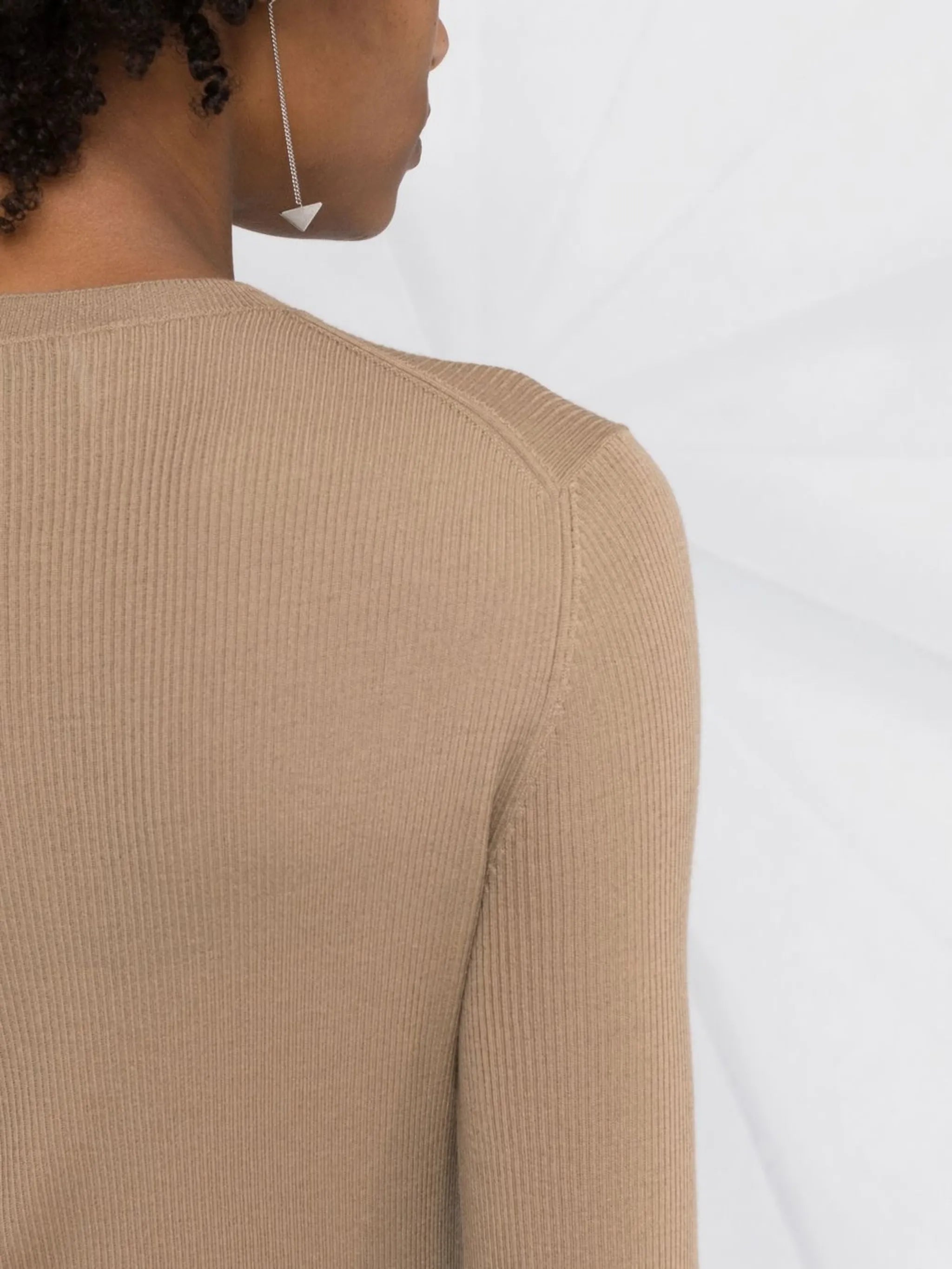 logo intarsia-knit jumper