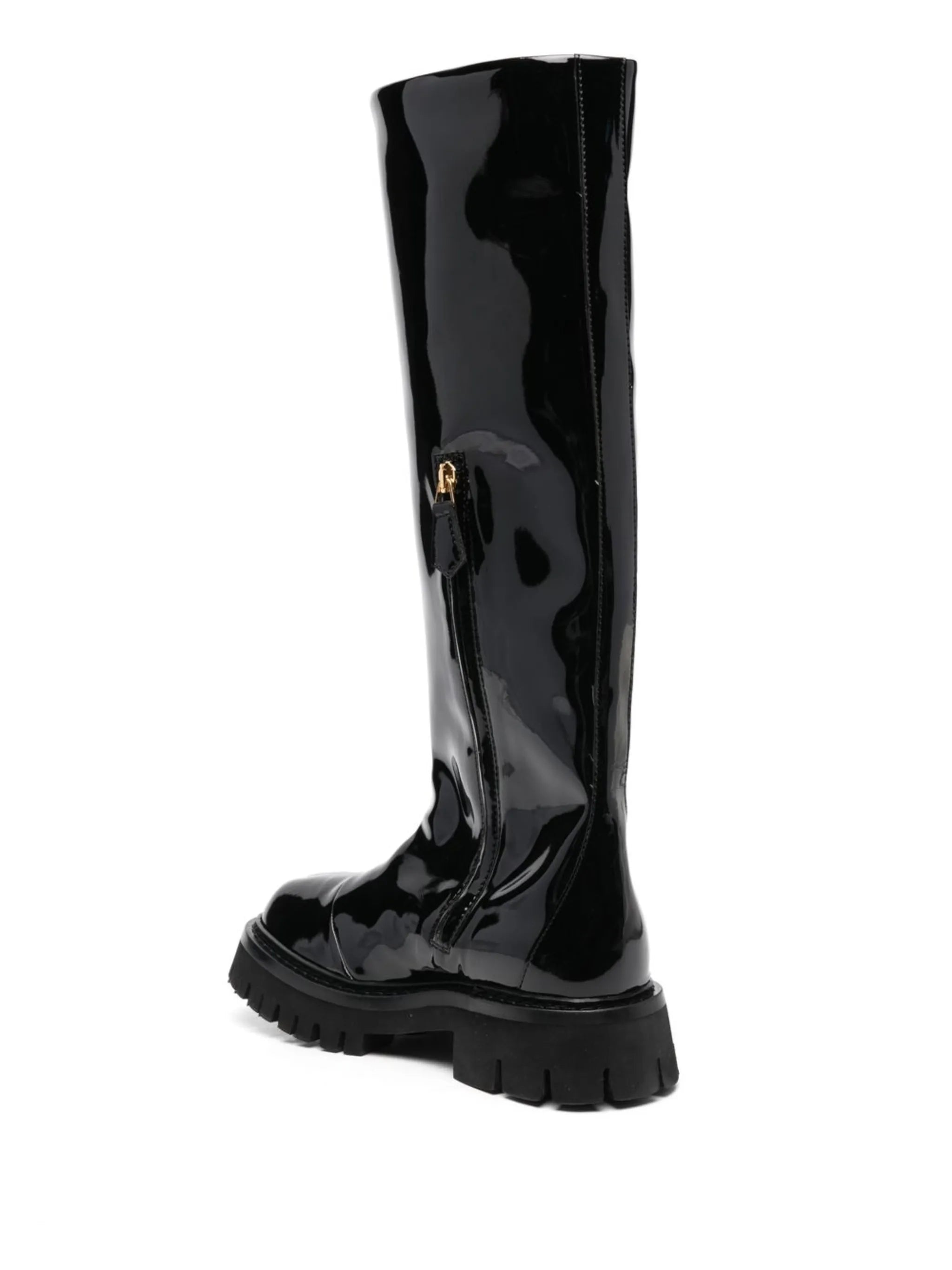 logo-print rain boots