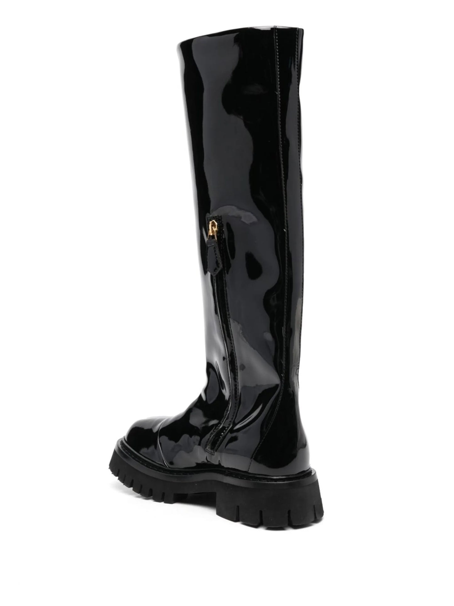 logo-print rain boots