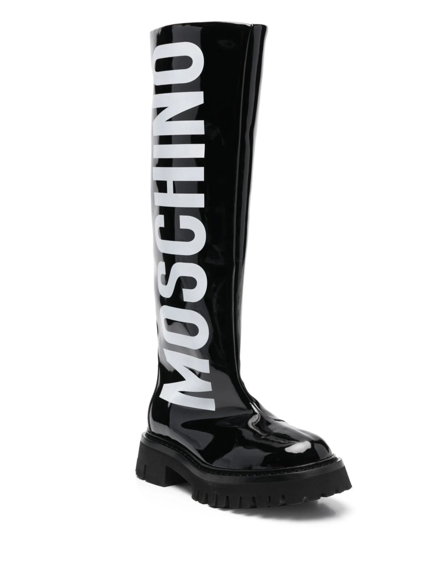 logo-print rain boots