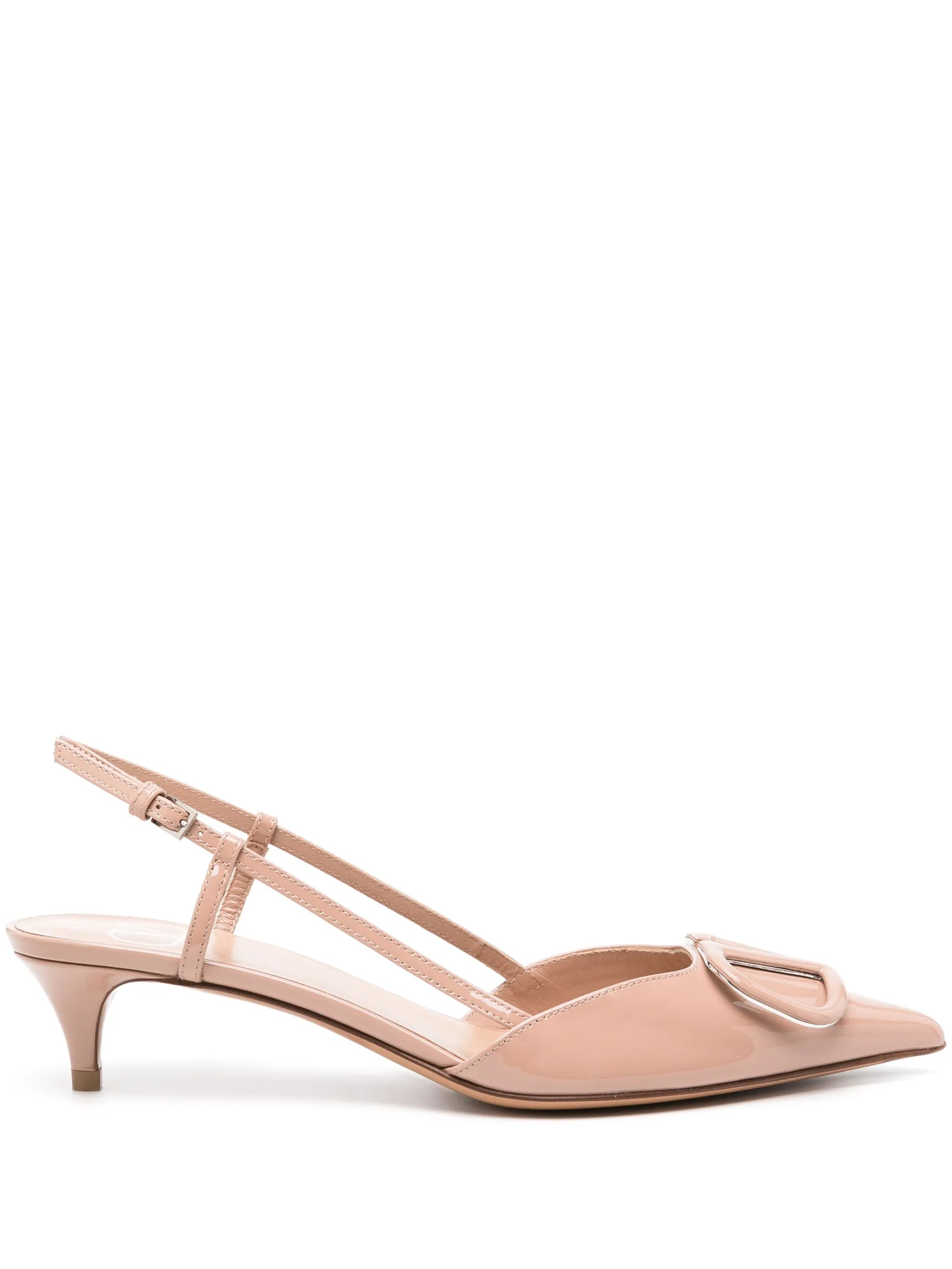 40mm VLogo Signature slingback pumps