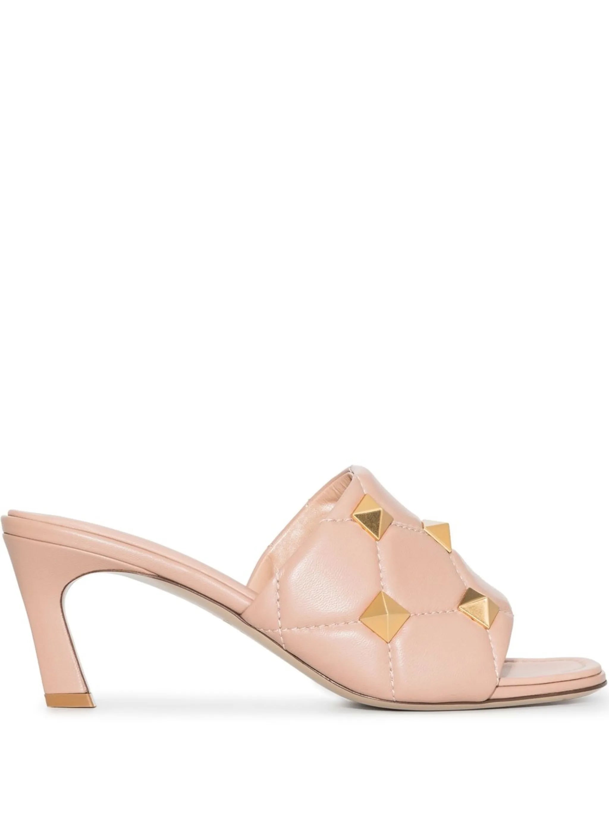 Roman Stud 65mm leather mules
