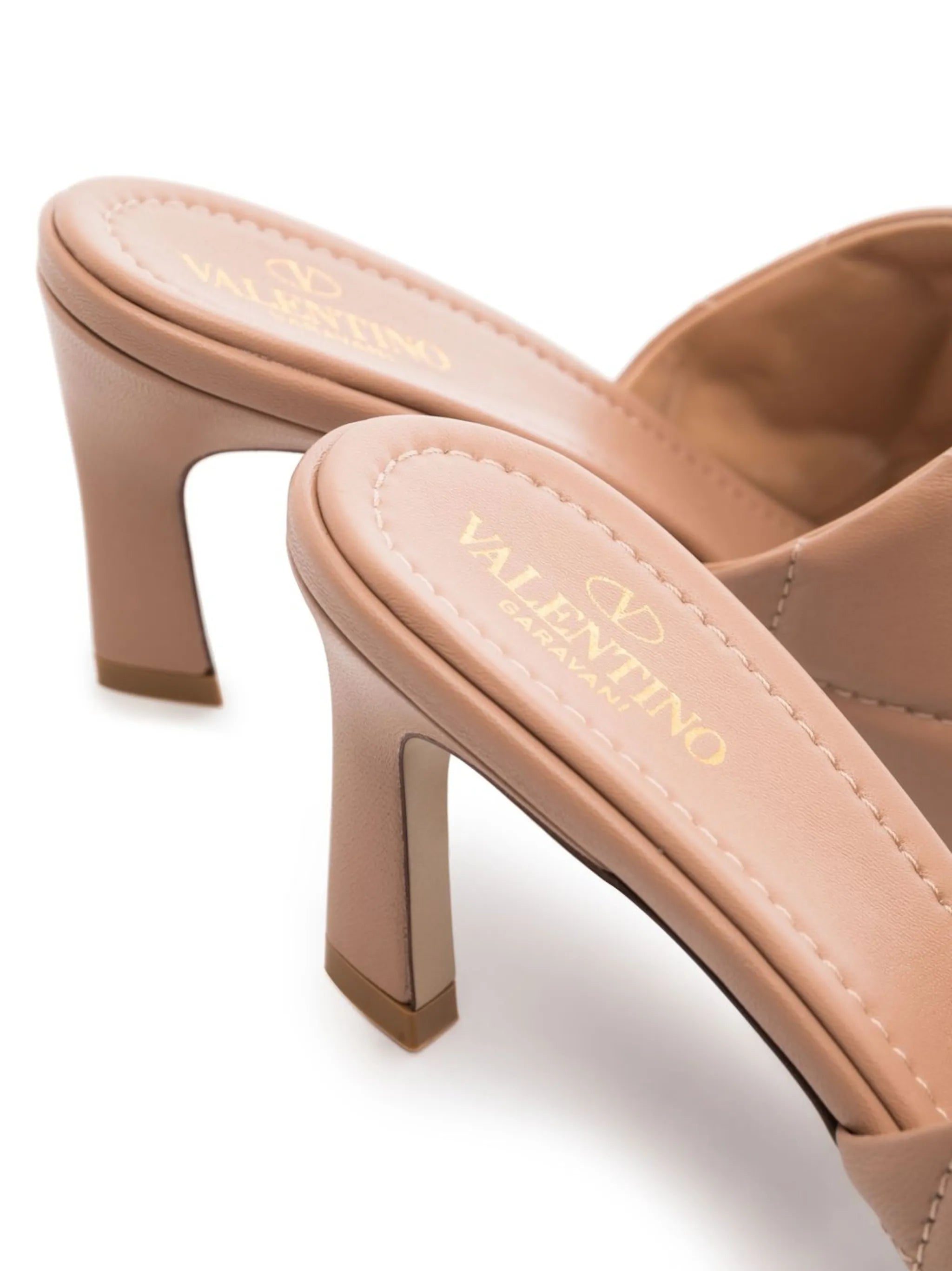 Roman Stud 65mm leather mules