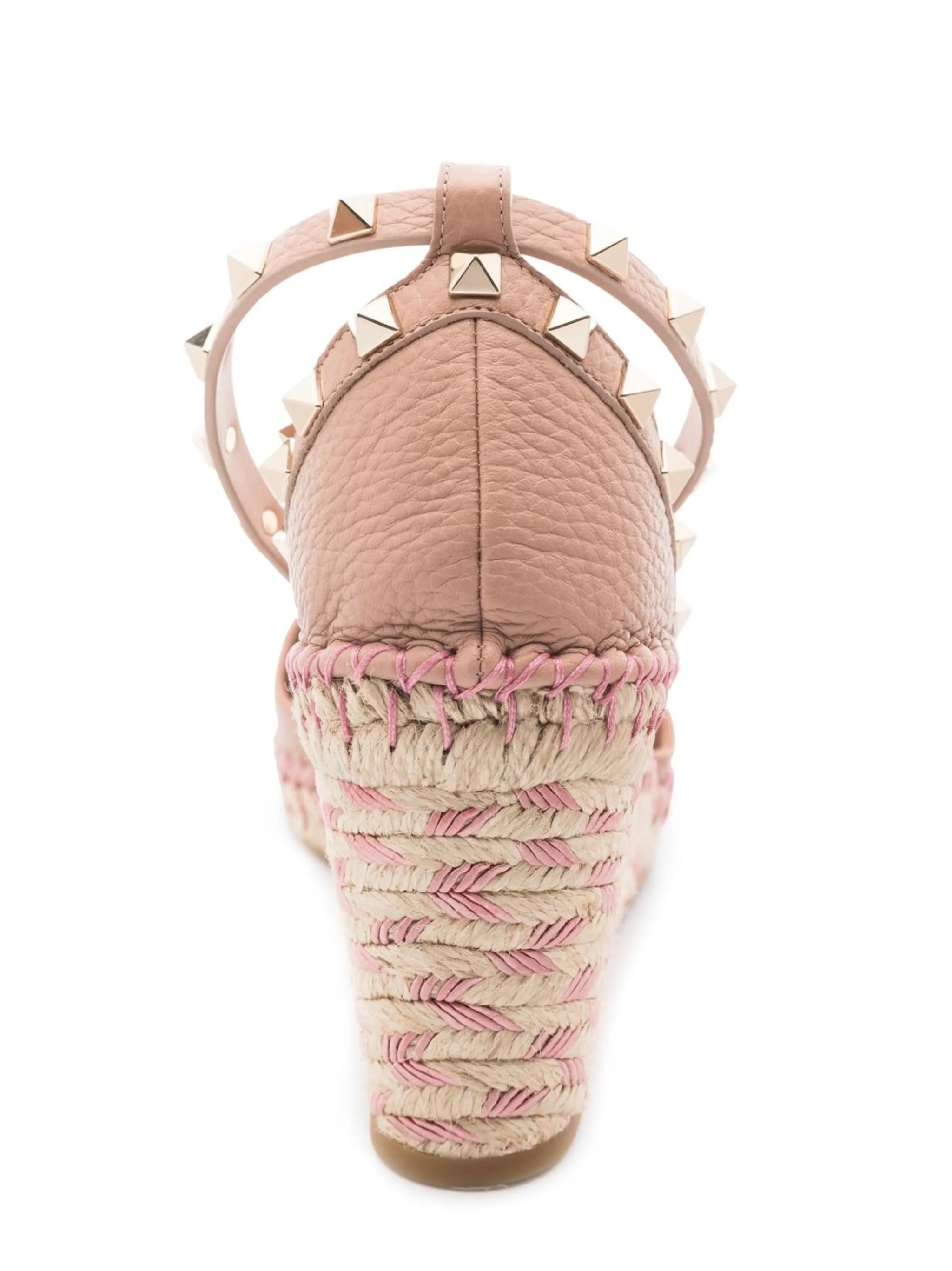 85mm Rockstud wedge espadrilles
