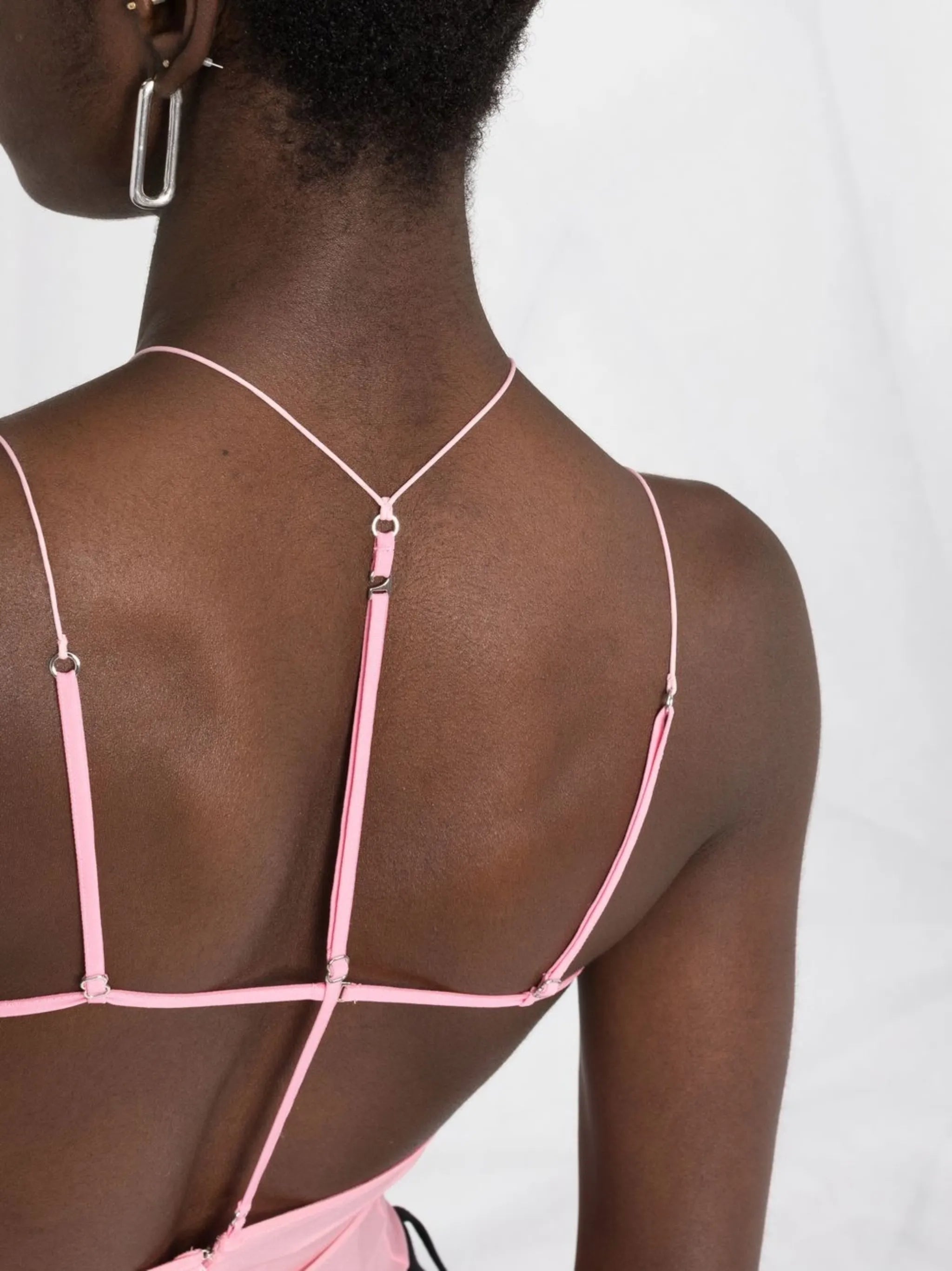 ruched keyhole bodysuit