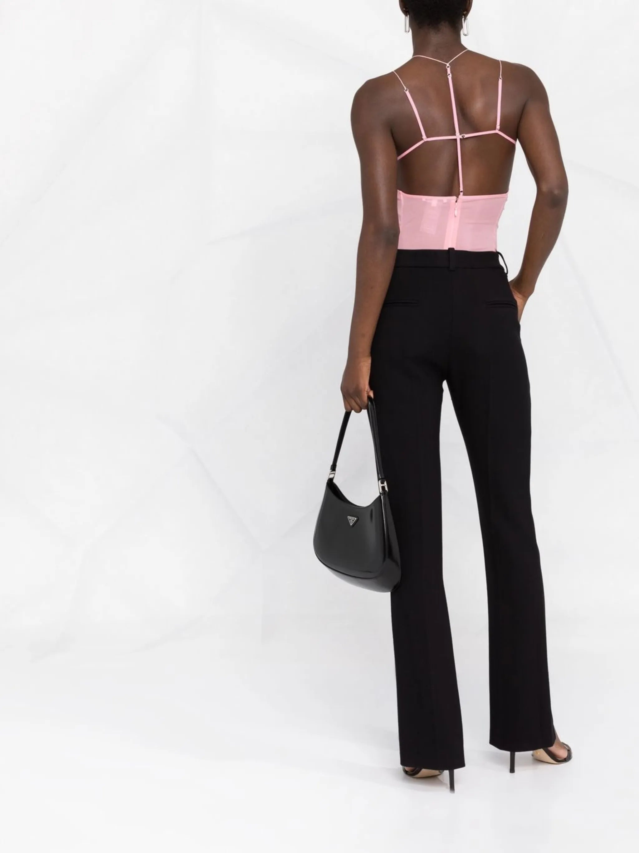 ruched keyhole bodysuit