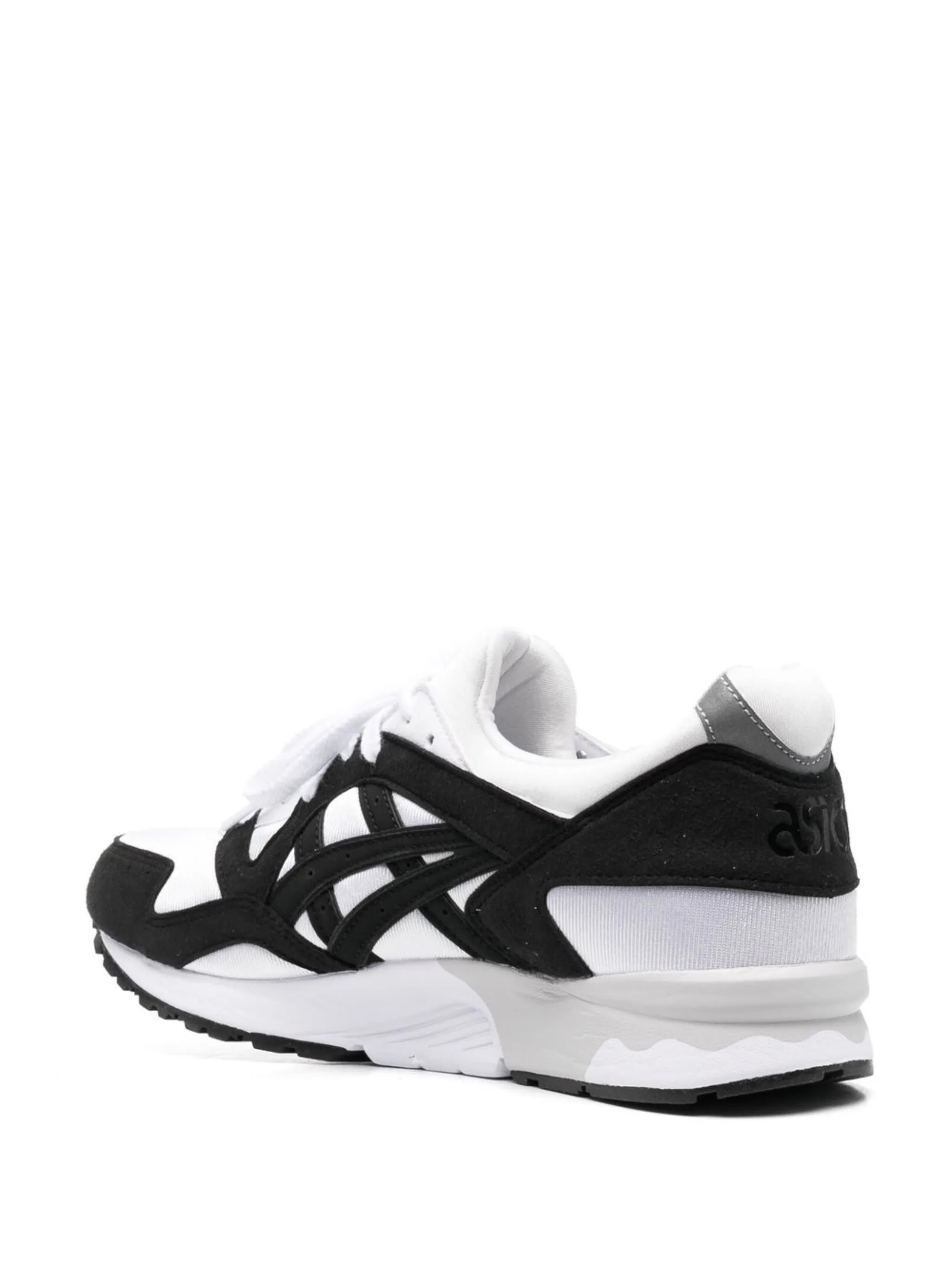 panelled lace-up sneakers