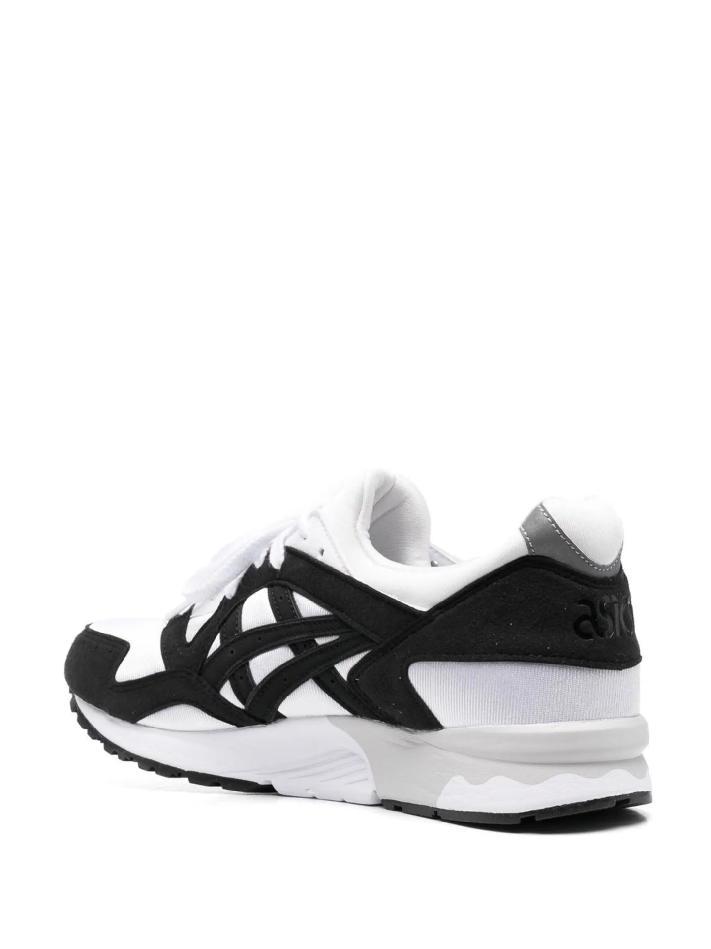 panelled lace-up sneakers