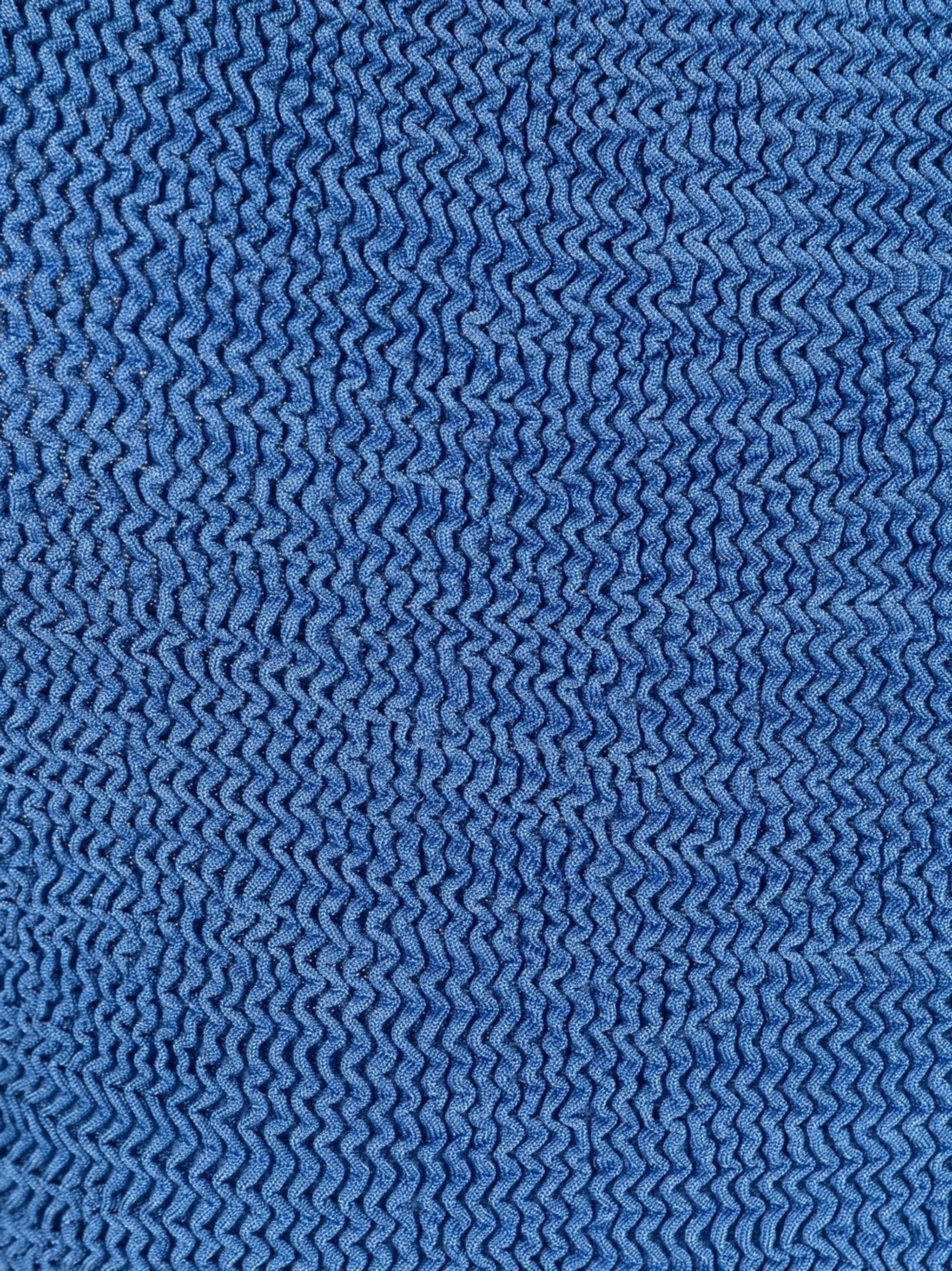 square-neck textured swimsuit