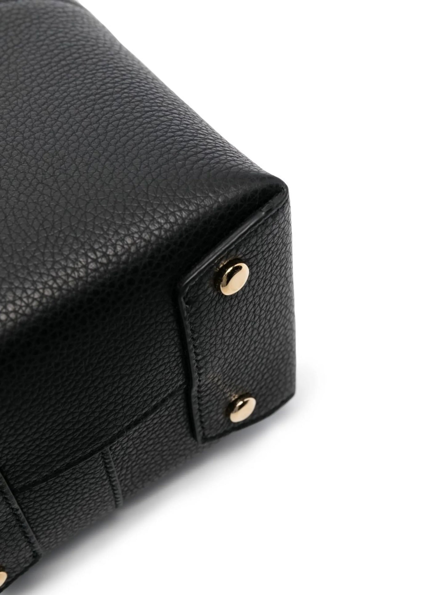 Gancini-plaque bucket bag
