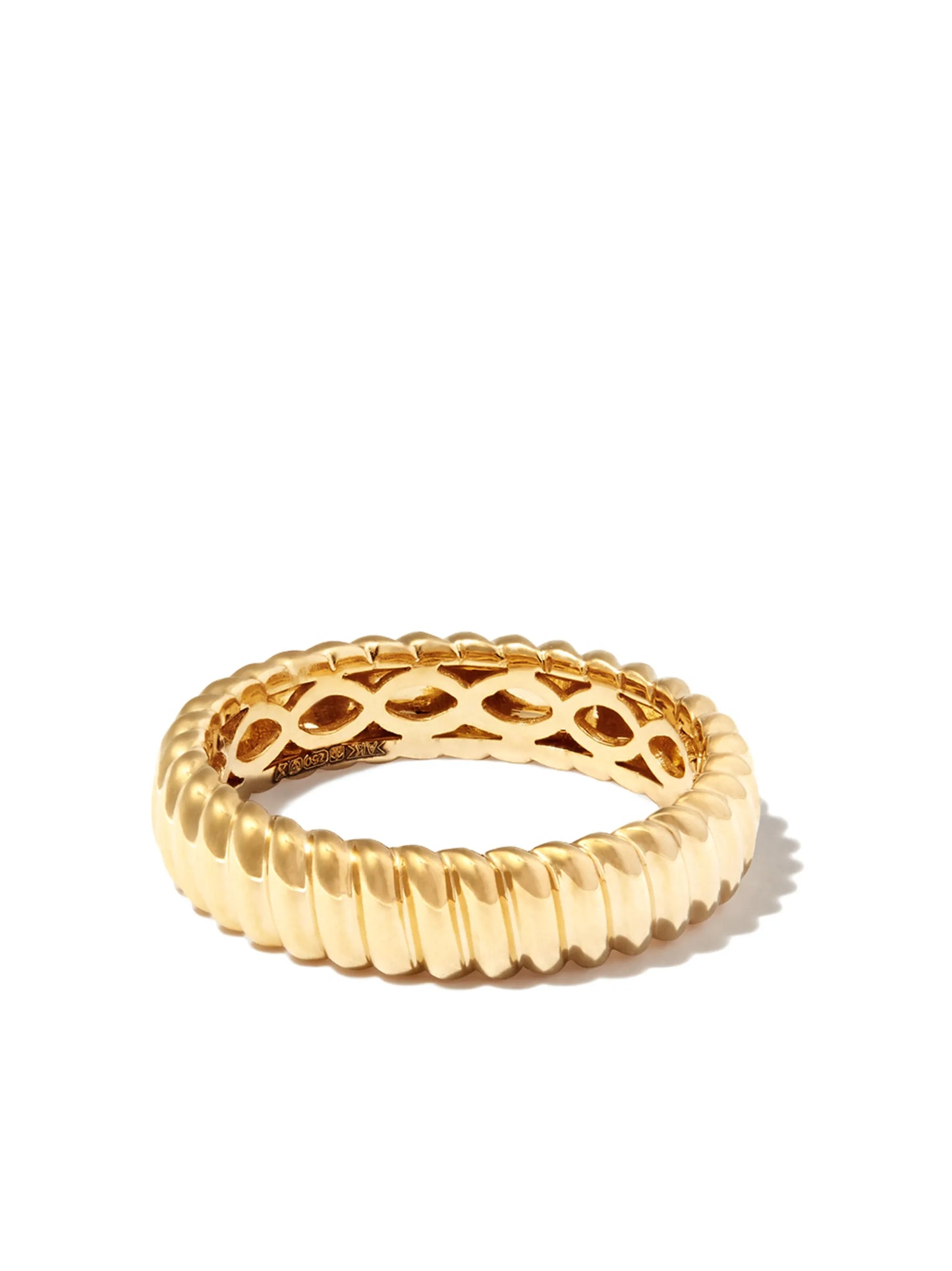 18kt yellow gold Zoe ring