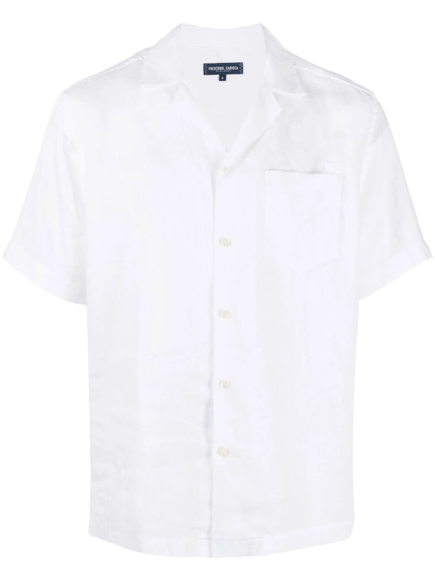 short-sleeve linen shirt