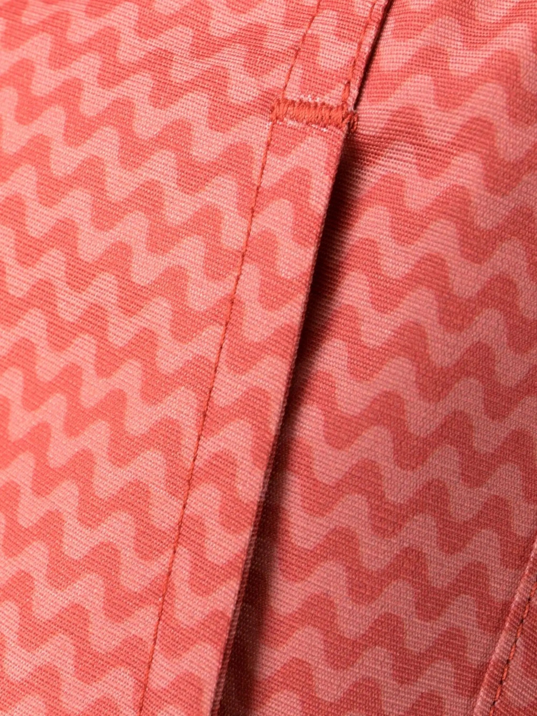zig-zag print swim shorts