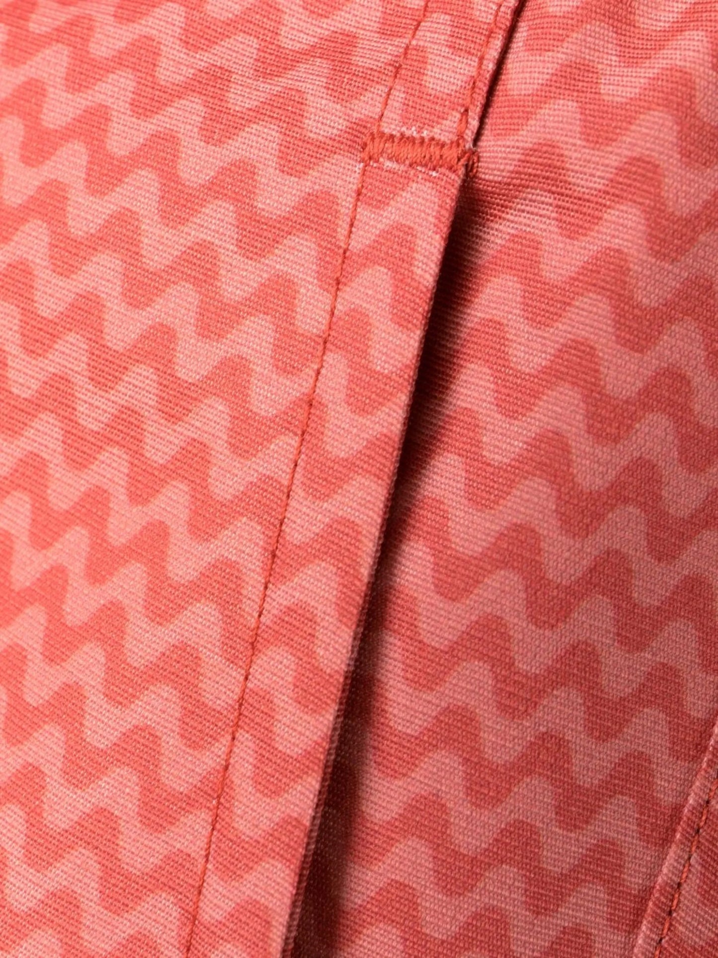 zig-zag print swim shorts