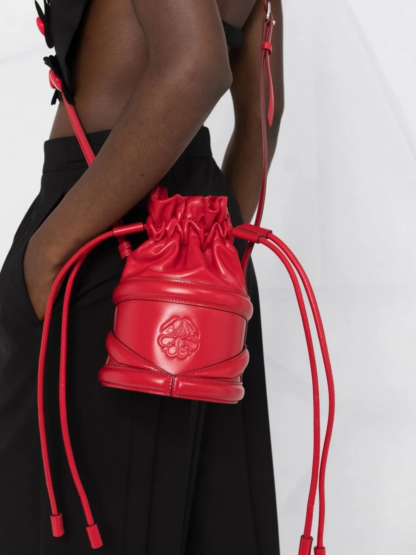Soft Curve bucket bag