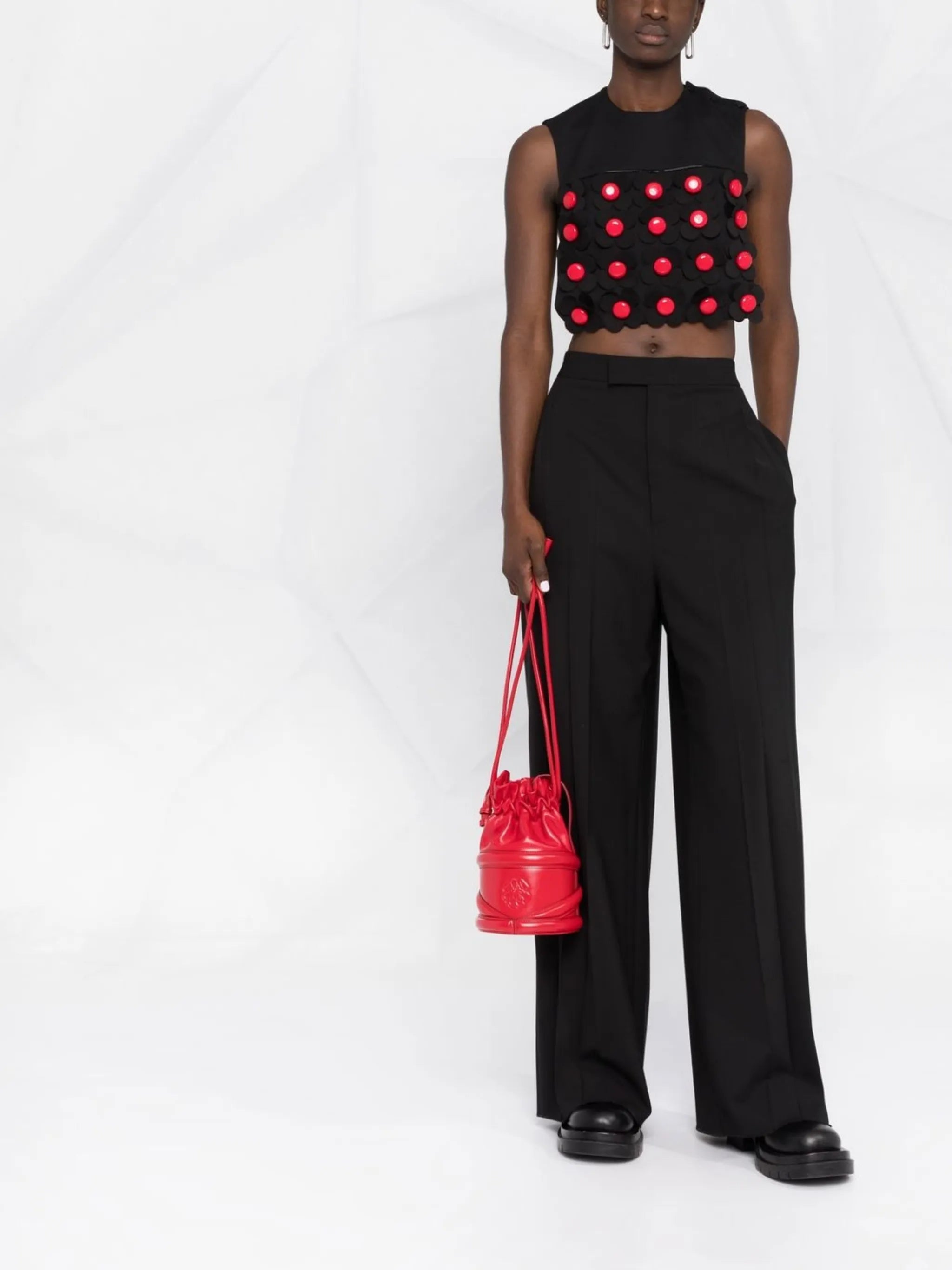 Soft Curve bucket bag
