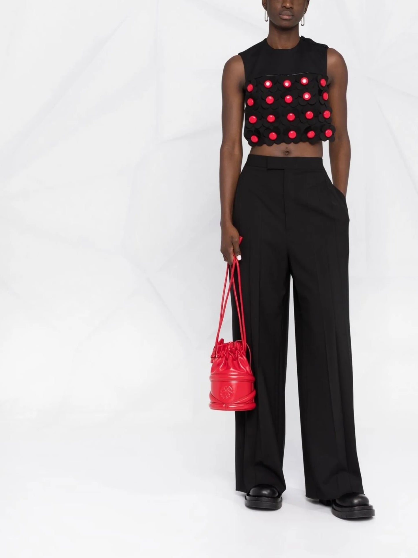 Soft Curve bucket bag