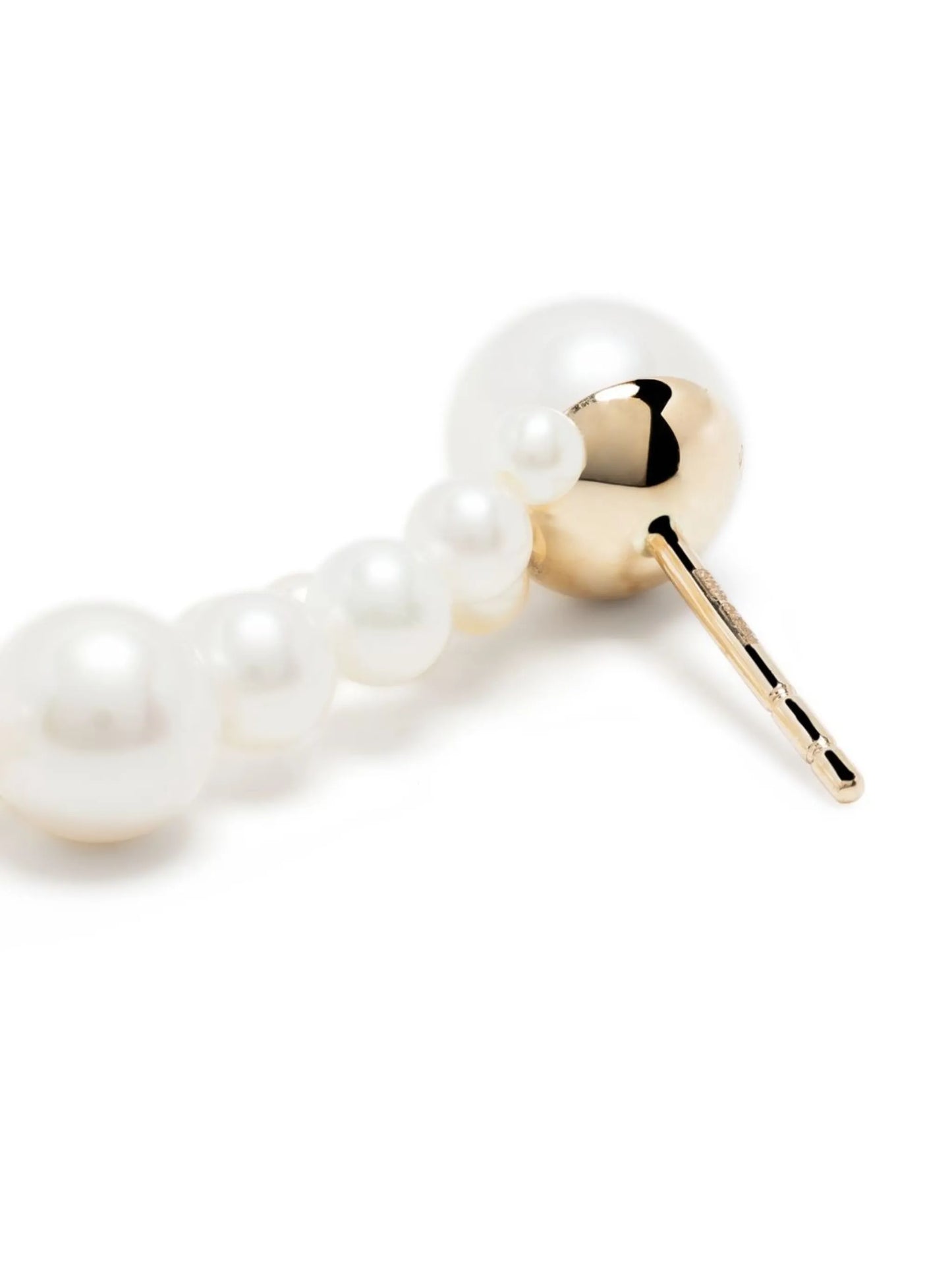 14kt gold Ruban de Perle pearl earrings
