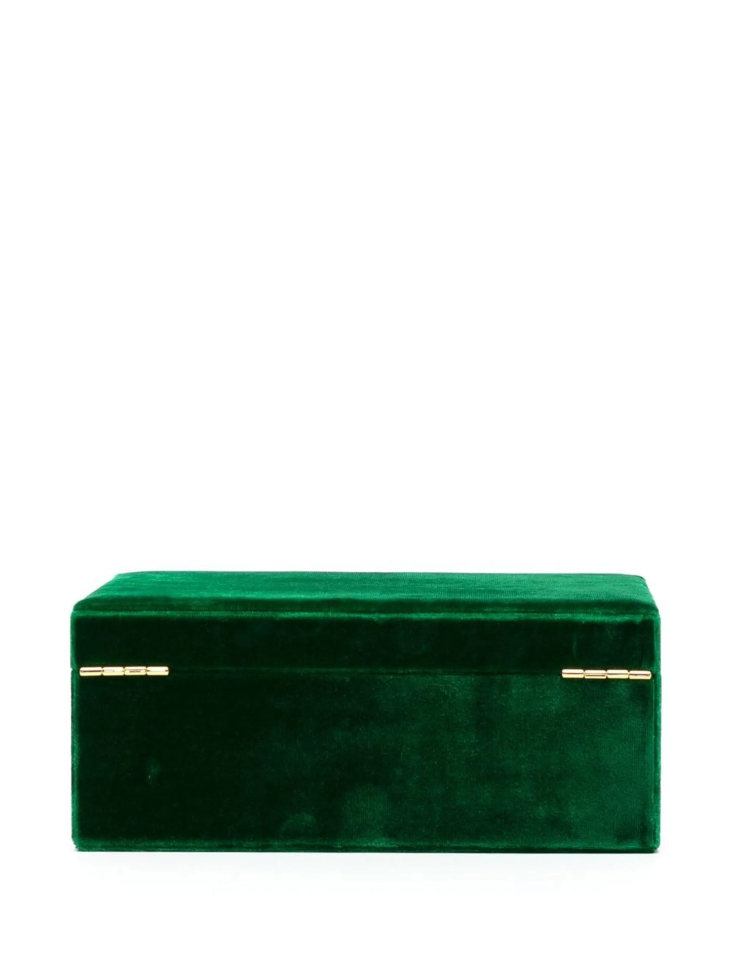 Trésor crushed-velvet jewellery box