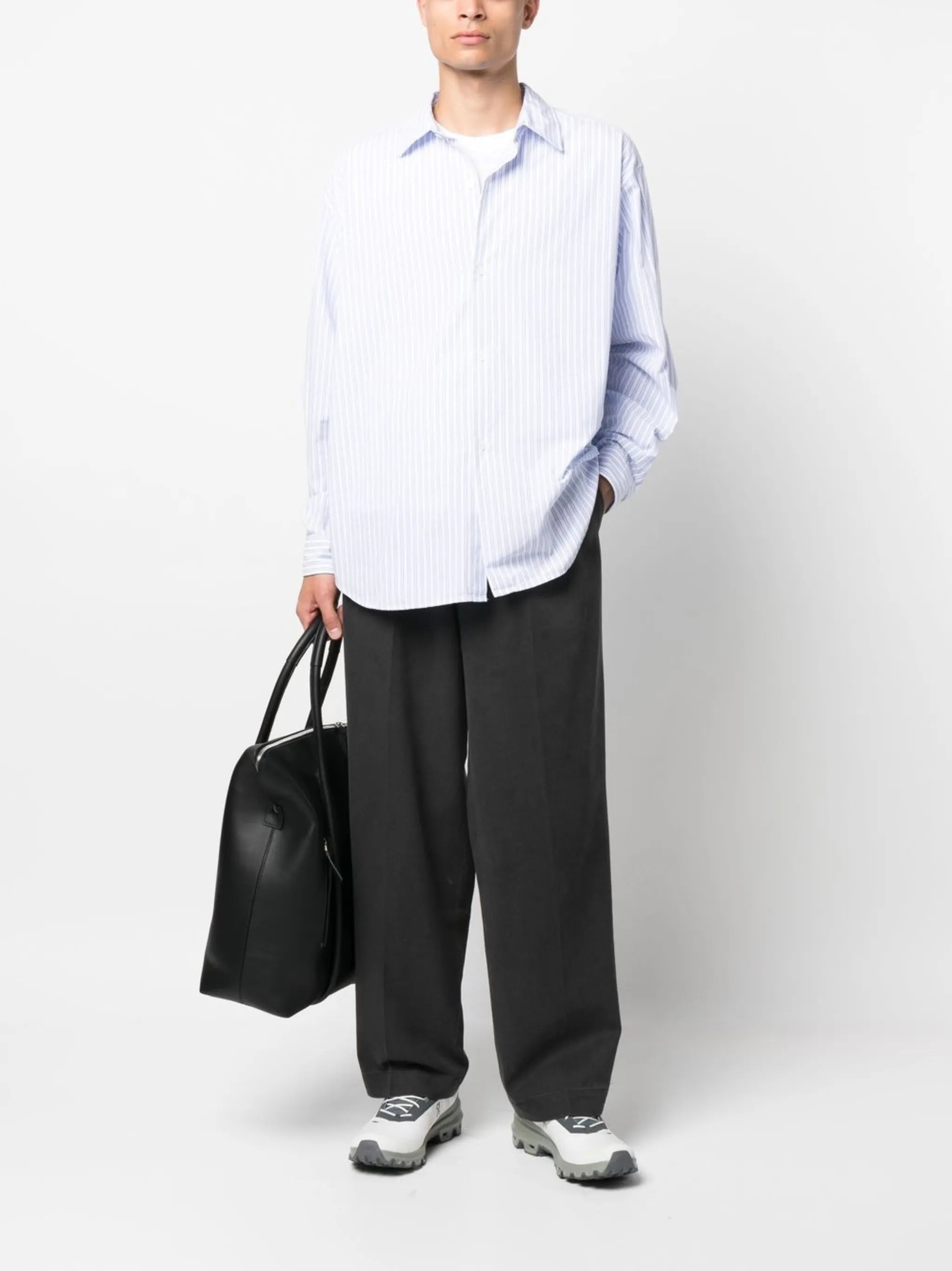 Classic twill-weave trousers