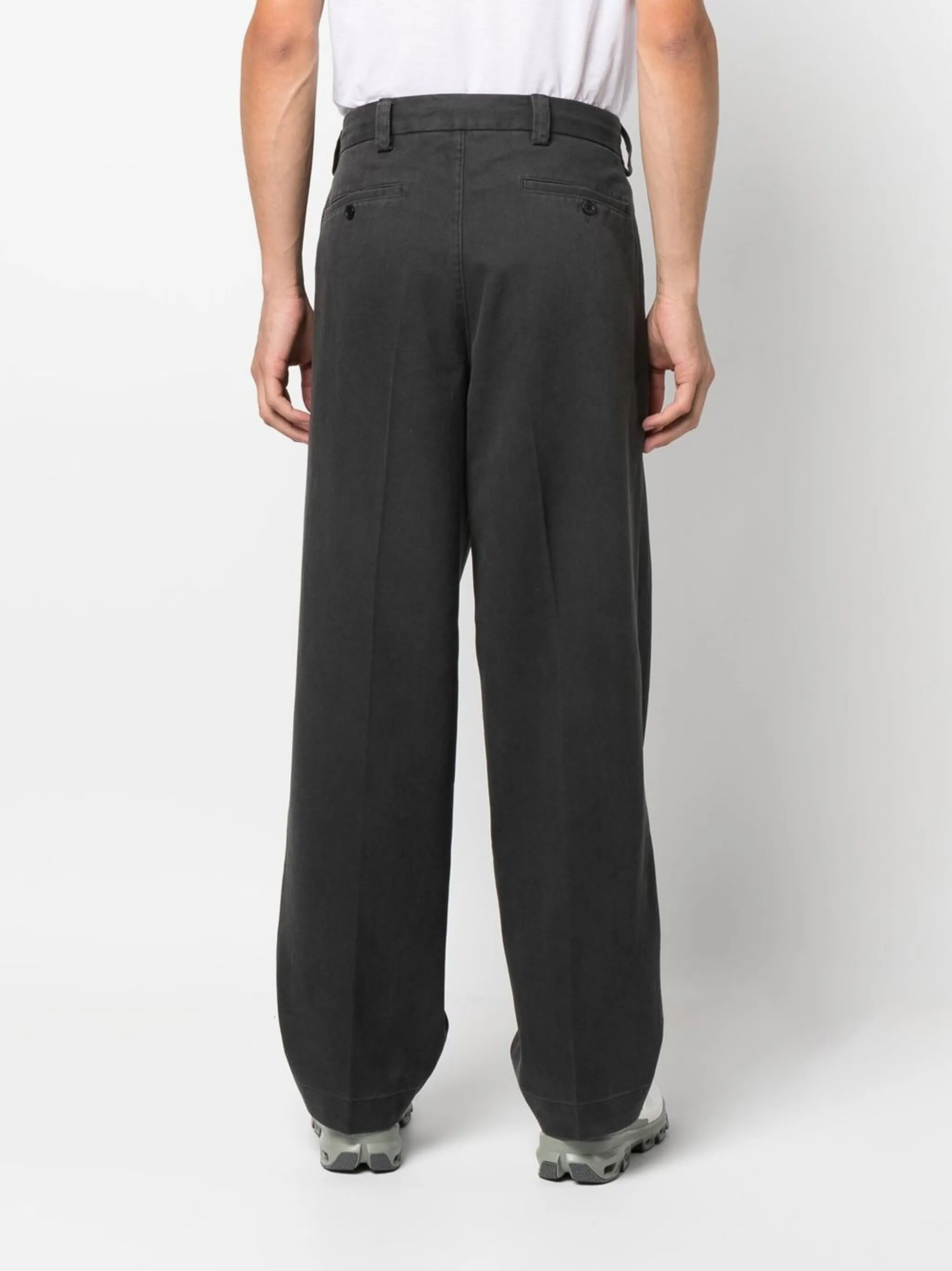 Classic twill-weave trousers